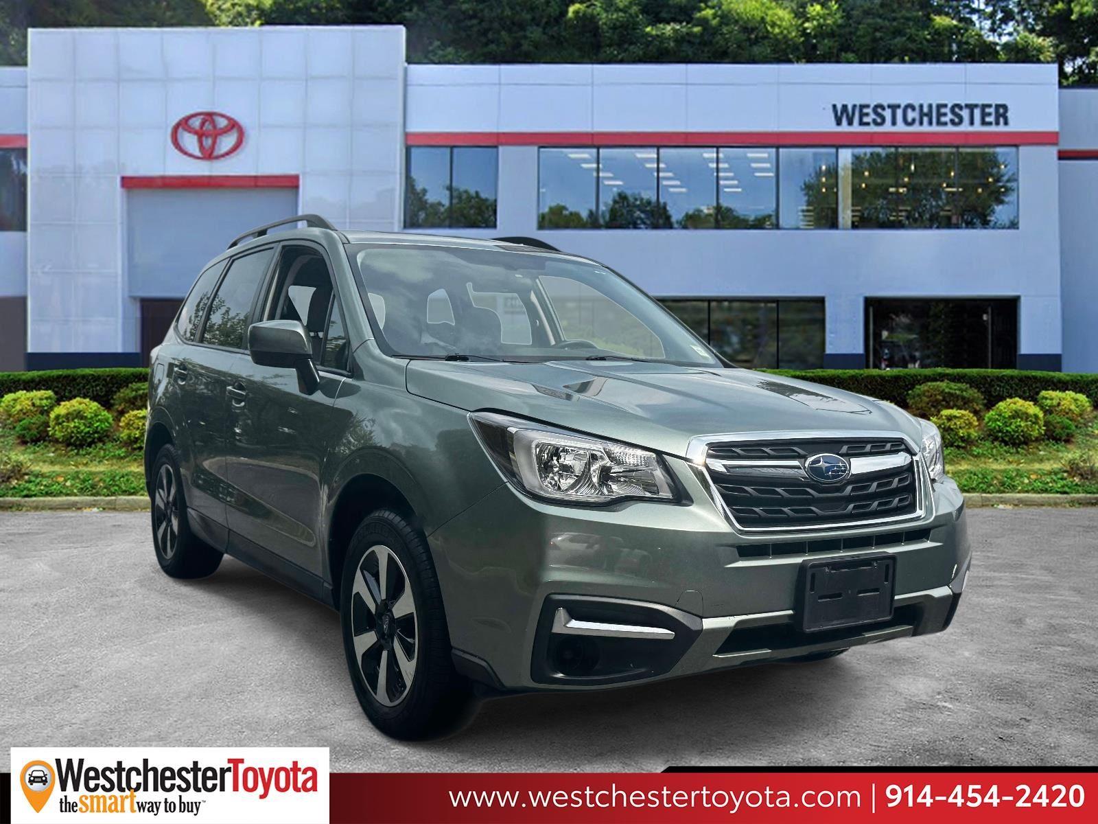 Jasmine Green Metallic 2018 Subaru Forester SUV / Crossover All-Wheel Drive Manual