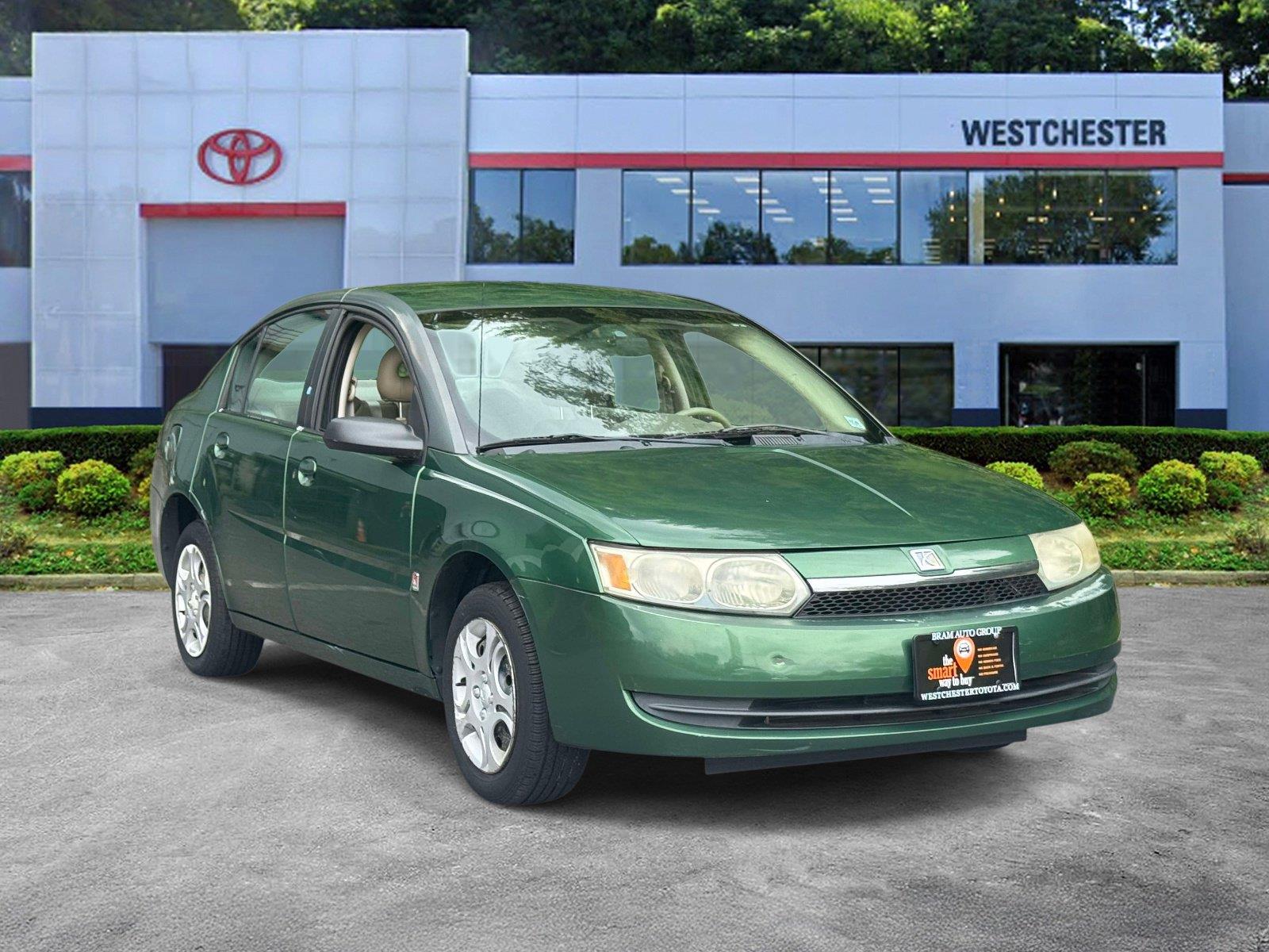 Medium Green 2003 Saturn ION Sedan Front-Wheel Drive 5-Speed Automatic