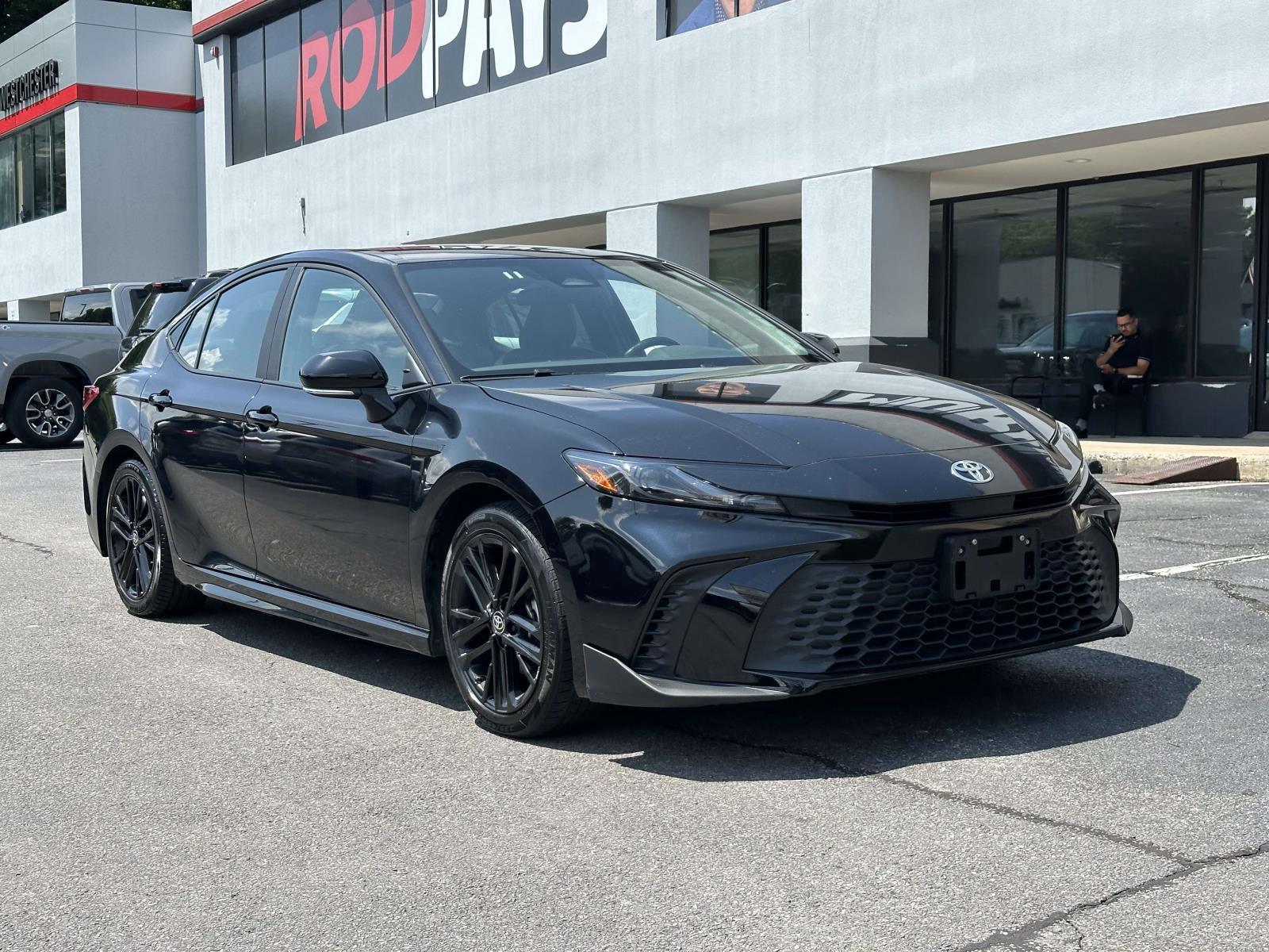 Midnight Black Metallic 2025 Toyota Camry Sedan Front-Wheel Drive Continuously Variable Transmission