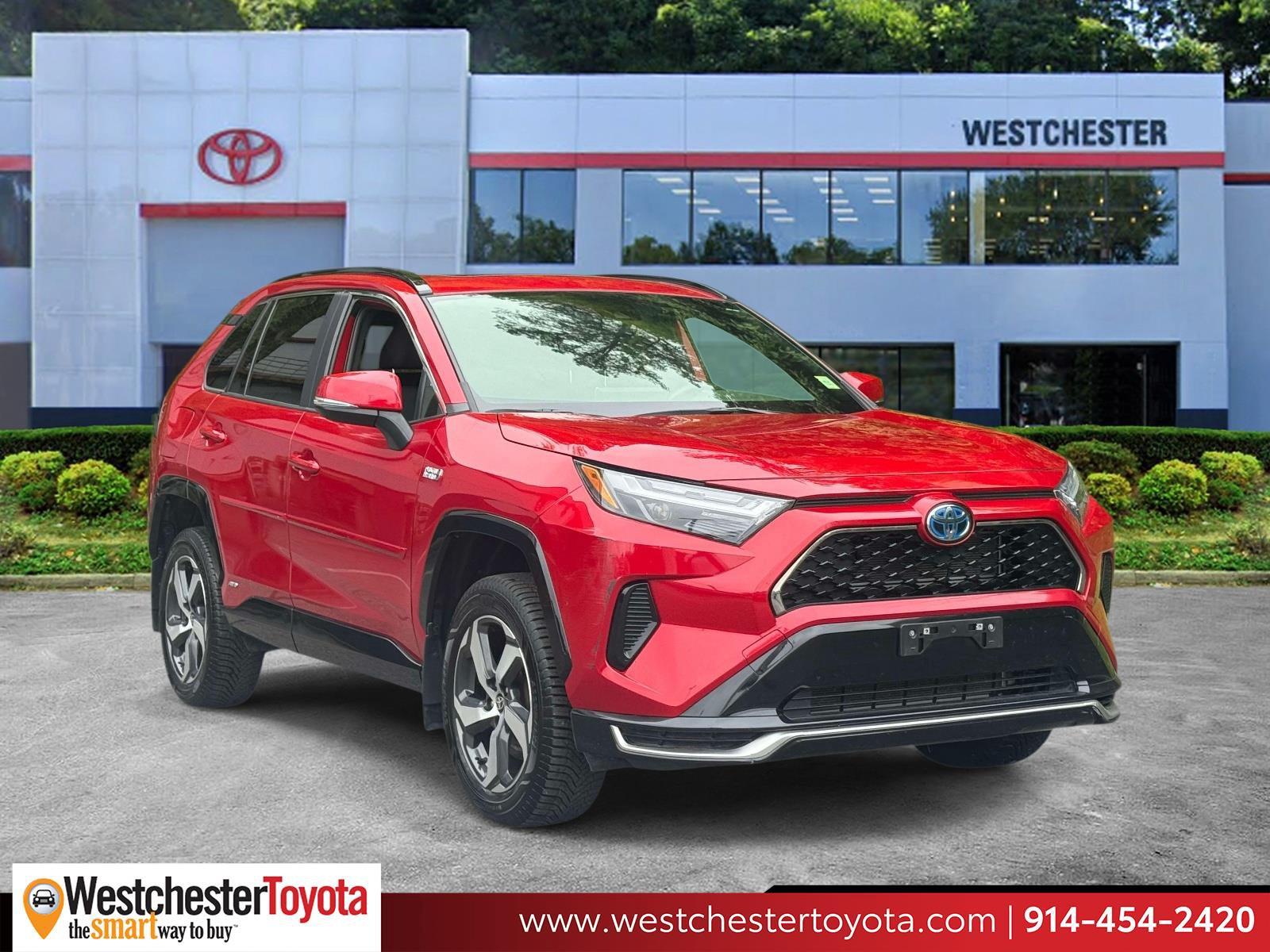 Supersonic Red 2023 Toyota RAV4 Prime SUV / Crossover All-Wheel Drive Continuously Variable Transmission