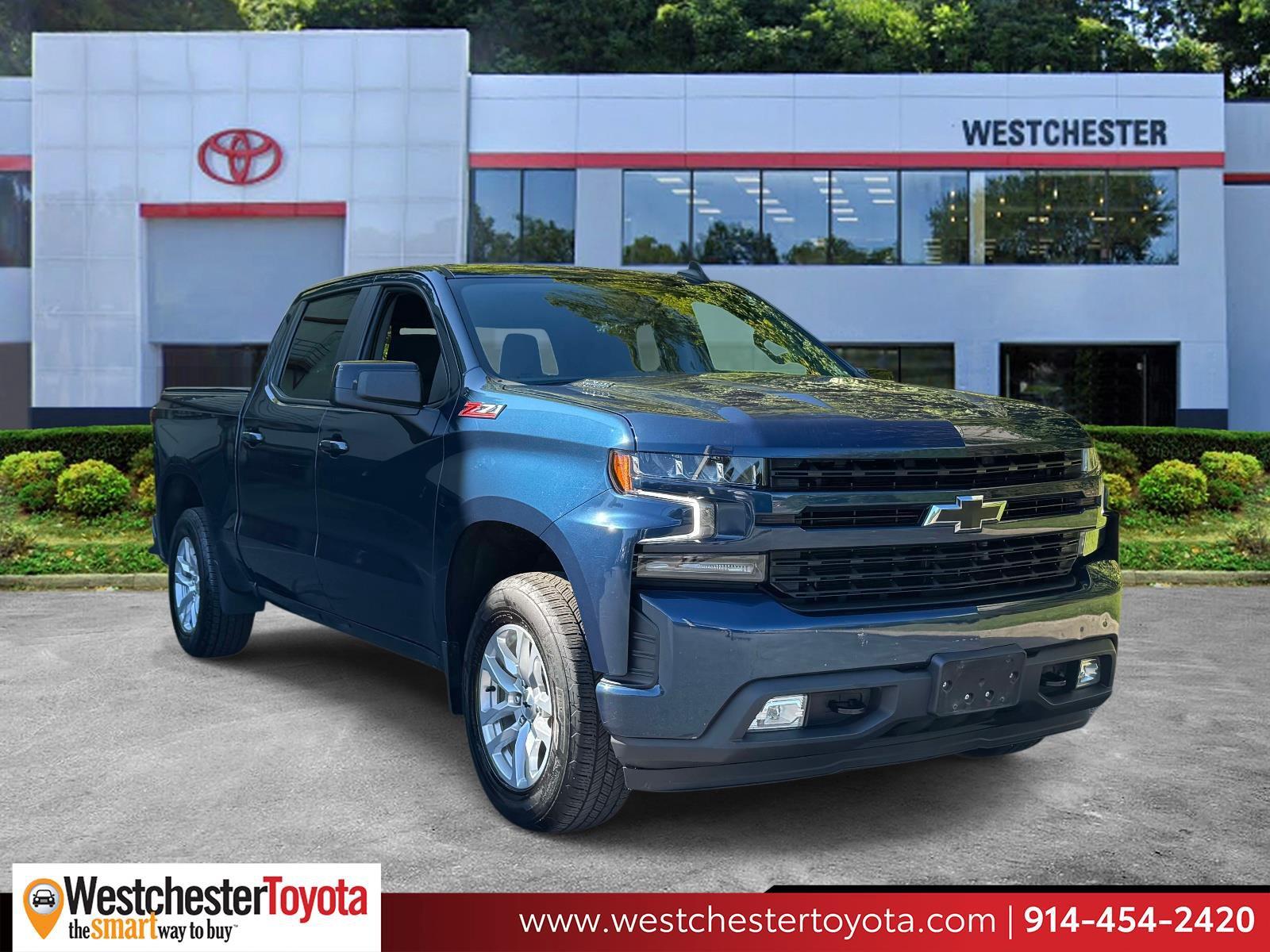 Northsky Blue Metallic 2021 Chevrolet Silverado 1500 Pickup Truck Four-Wheel Drive Automatic