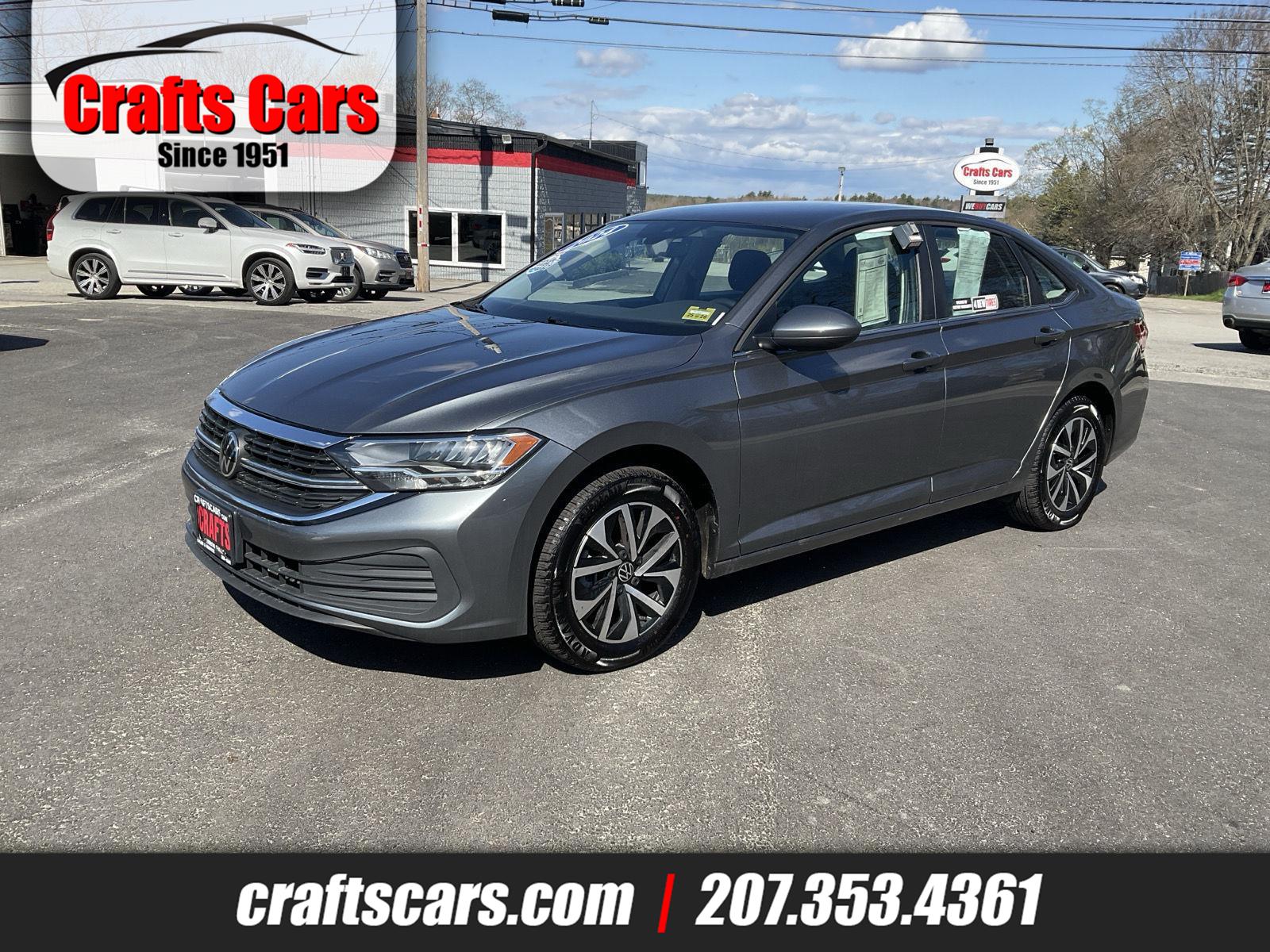 Gray 2024 Volkswagen Jetta S FWD Sedan Front-Wheel Drive Automatic
