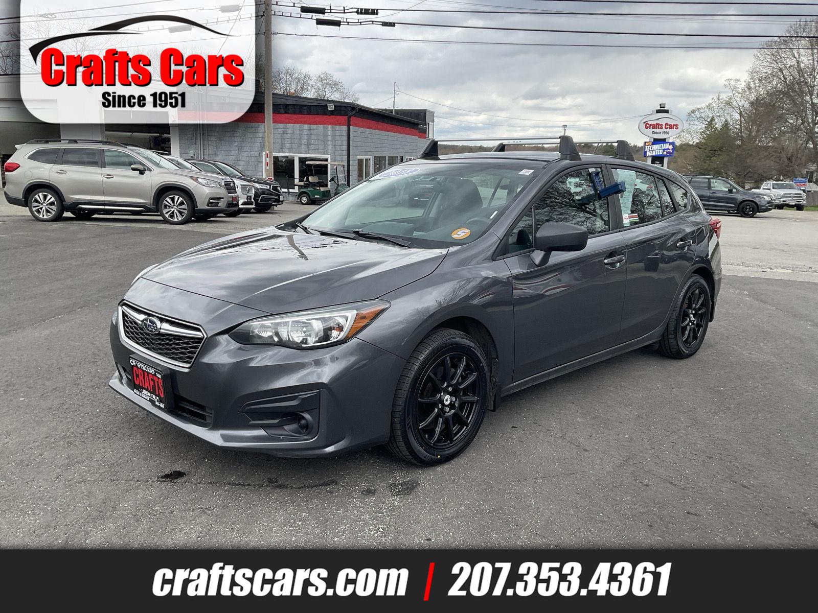 Magnetite Gray Metallic 2018 Subaru Impreza Sedan Manual