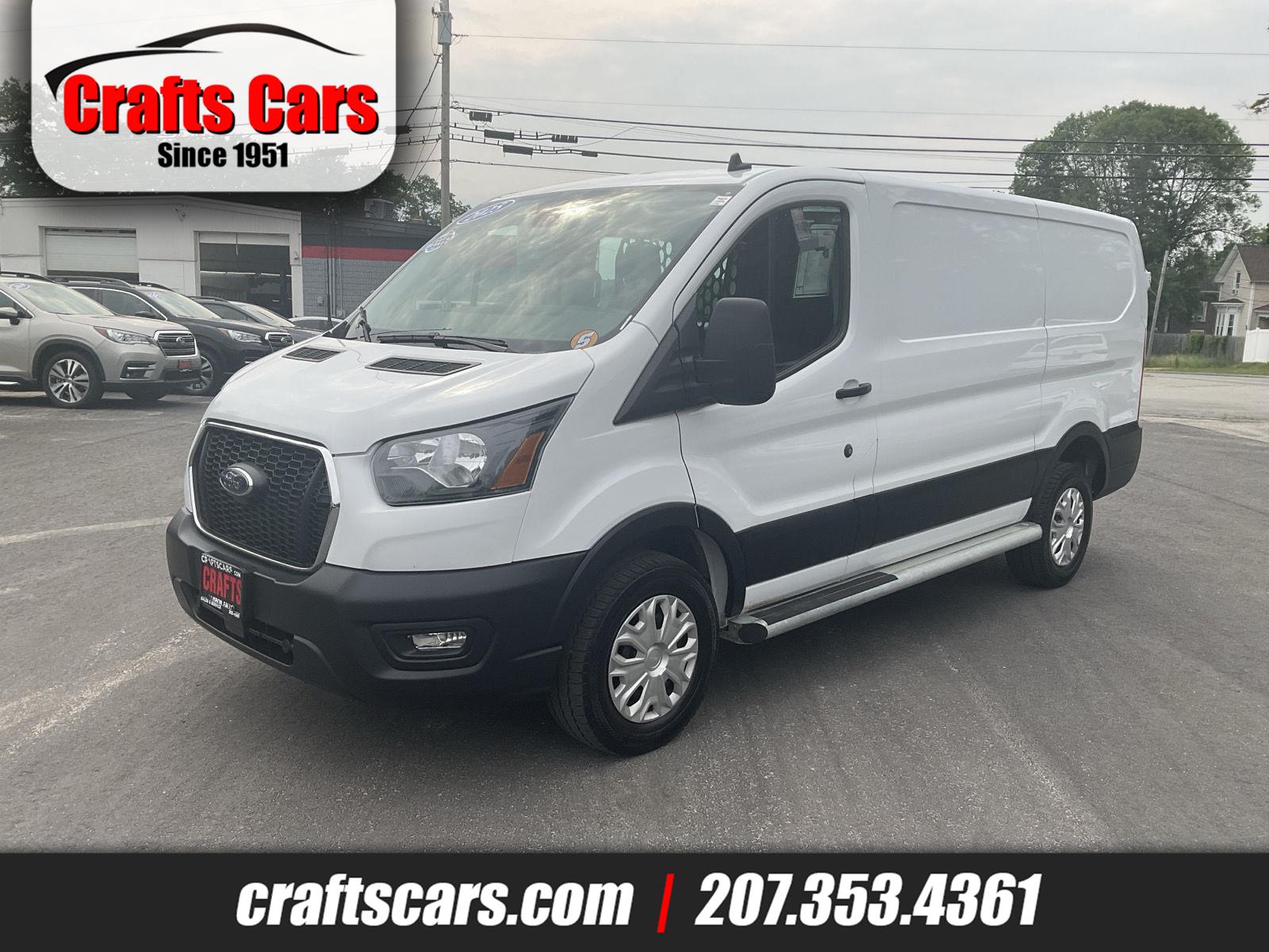 Oxford White 2025 Ford Transit Cargo Van Rear-Wheel Drive