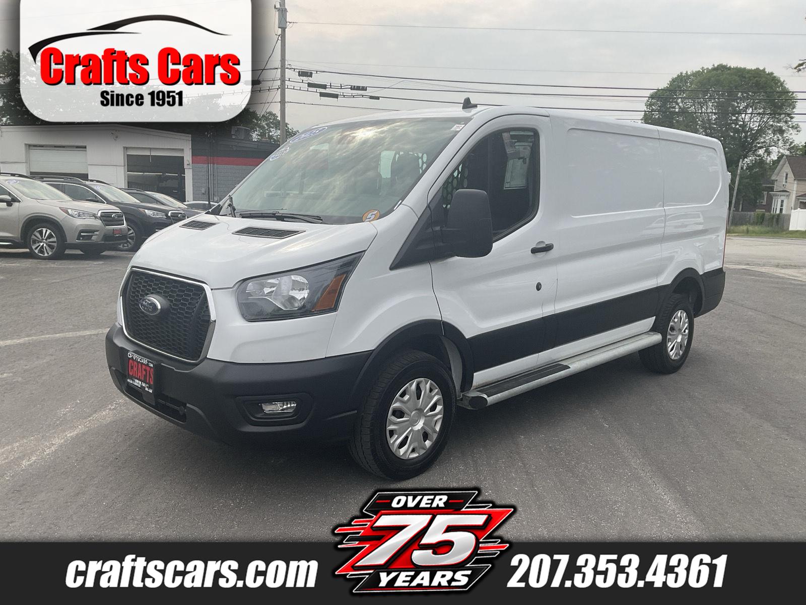 Oxford White 2025 Ford Transit Cargo Van Rear-Wheel Drive 10-Speed Automatic