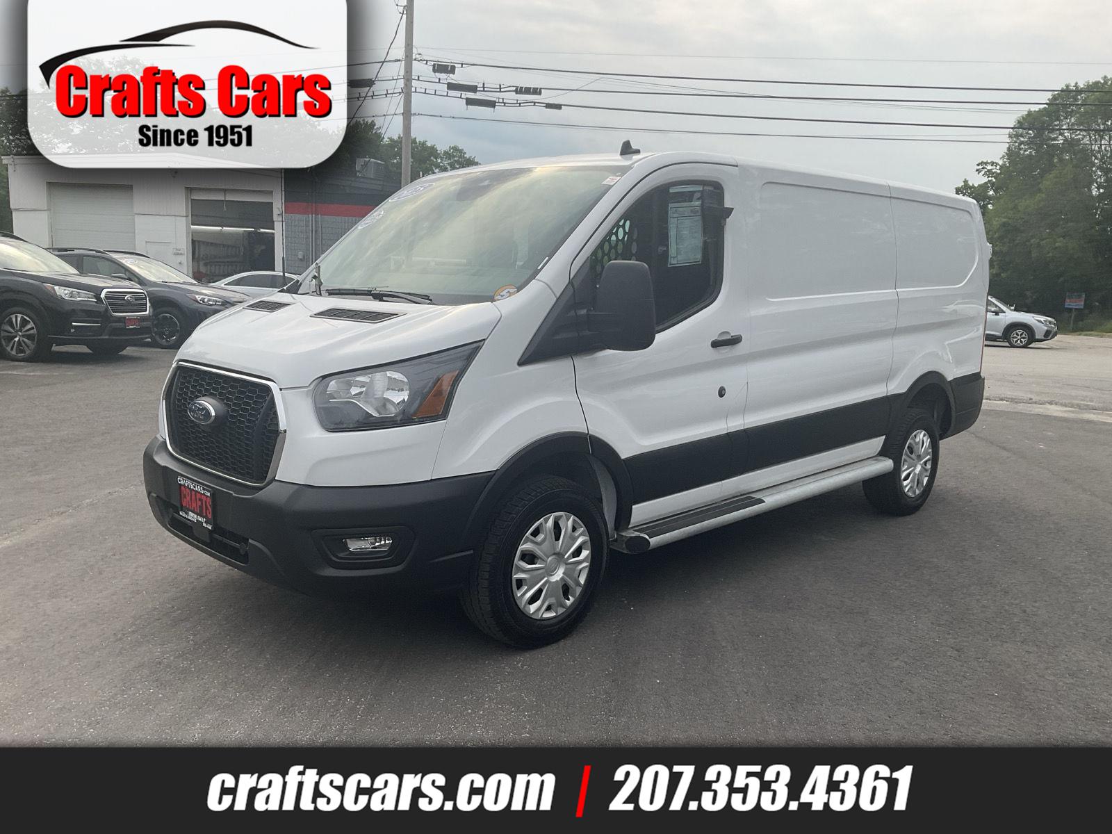 Oxford White 2025 Ford Transit Cargo Van Rear-Wheel Drive