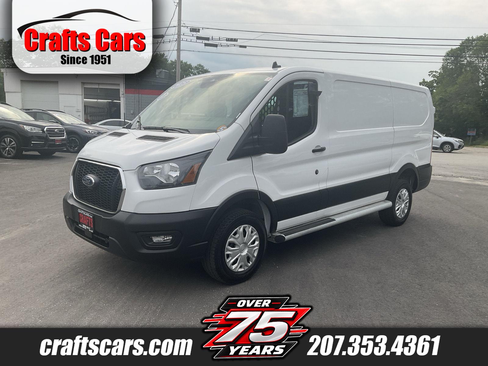 Oxford White 2025 Ford Transit Cargo Van Rear-Wheel Drive