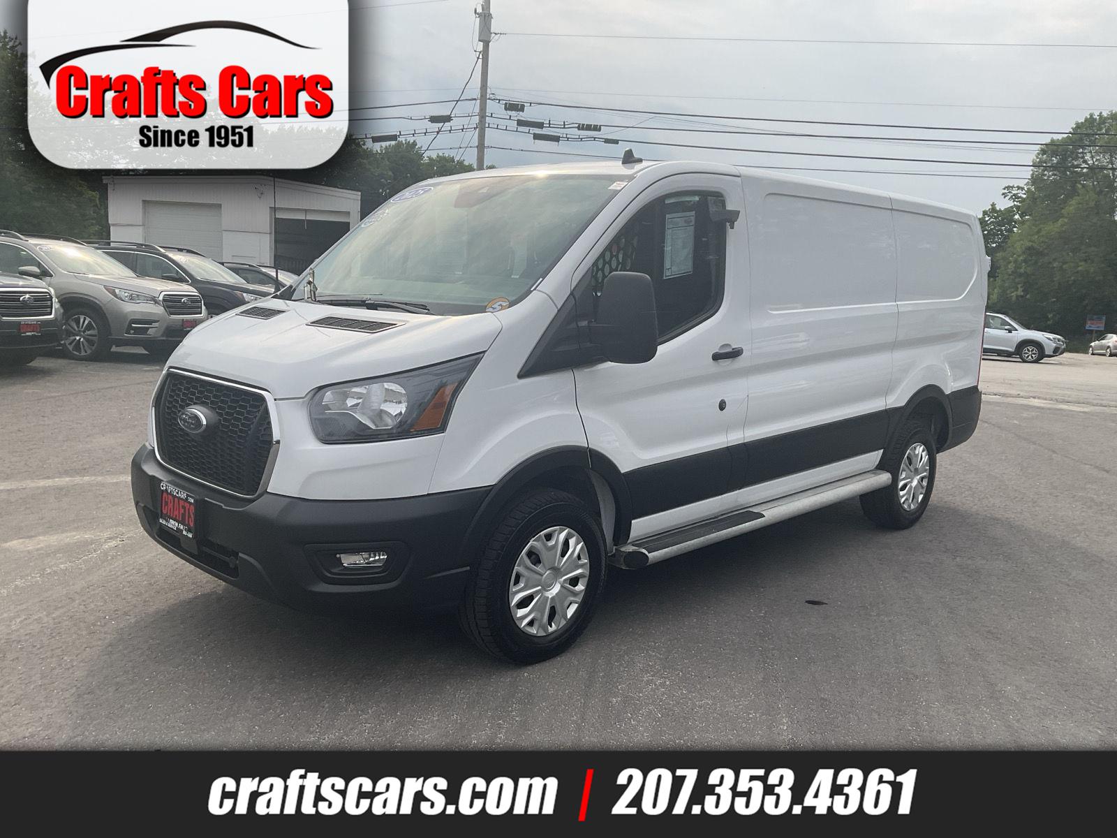 Oxford White 2025 Ford Transit Cargo Van Rear-Wheel Drive 