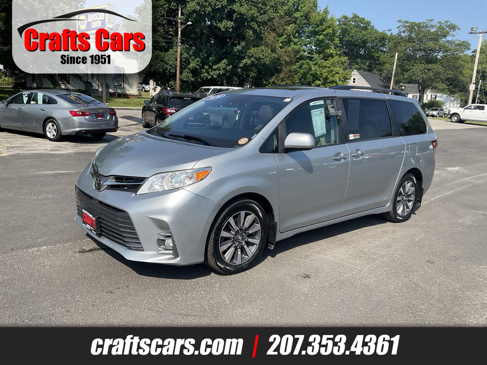 Celestial Silver Metallic 2020 Toyota Sienna Minivan All-Wheel Drive Automatic