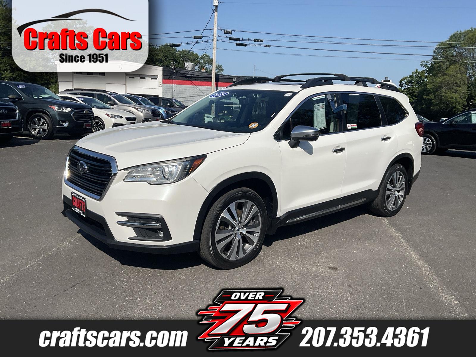 Crystal White Pearl 2019 Subaru Ascent SUV / Crossover All-Wheel Drive Continuously Variable Transmission