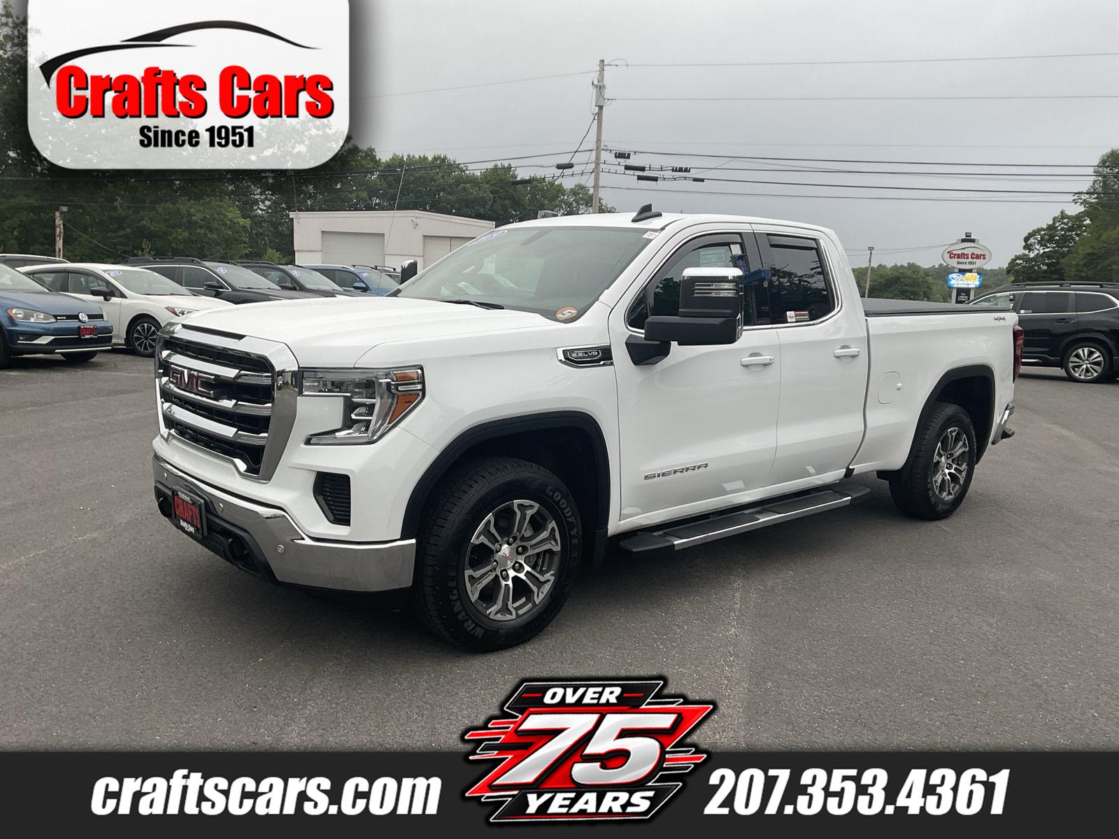 Summit White 2019 GMC Sierra 1500 Pickup Truck Four-Wheel Drive 8-Speed Automatic