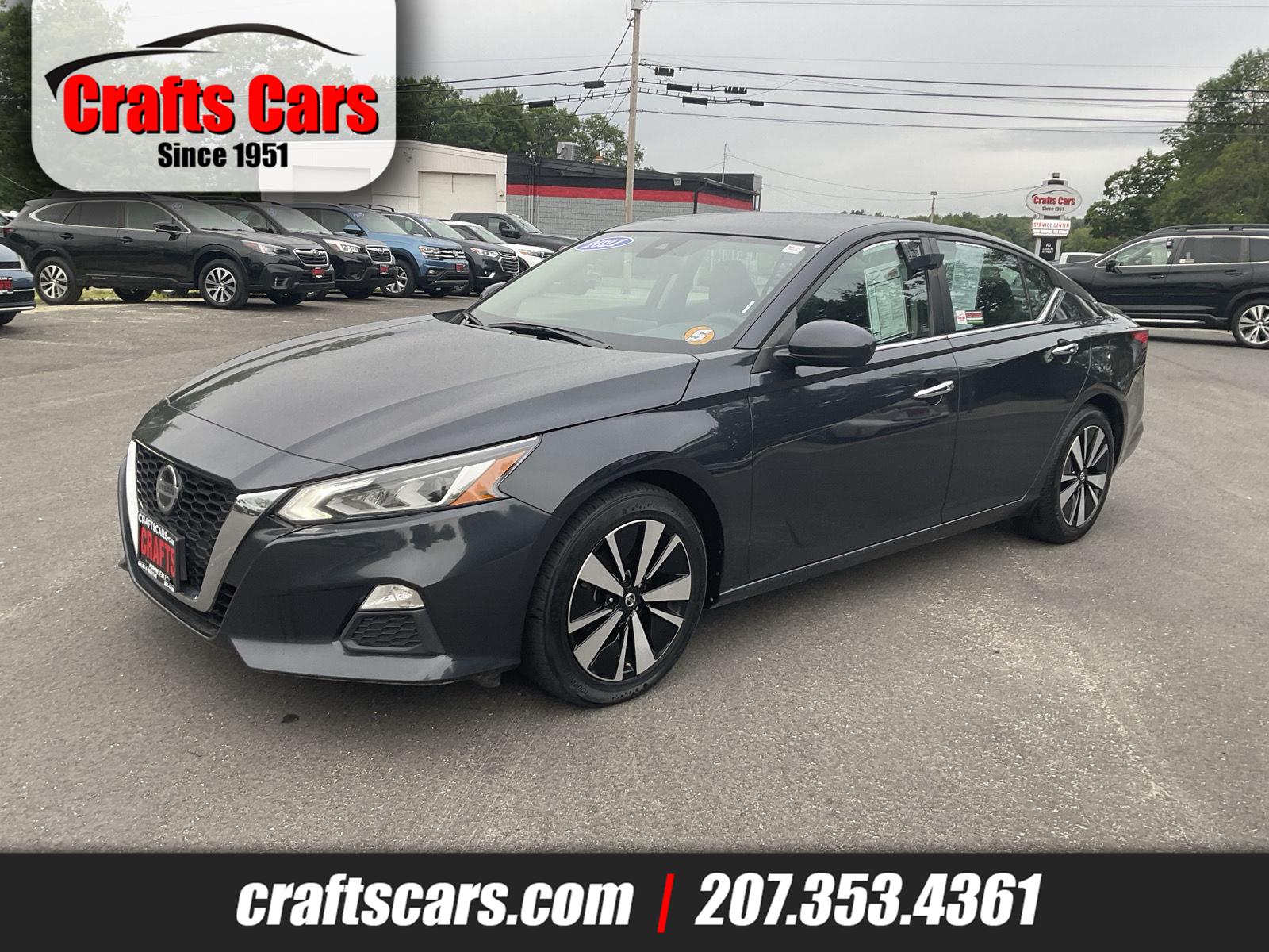 Gray (Gun Metallic) 2021 Nissan Altima Sedan Front-Wheel Drive Continuously Variable Transmission