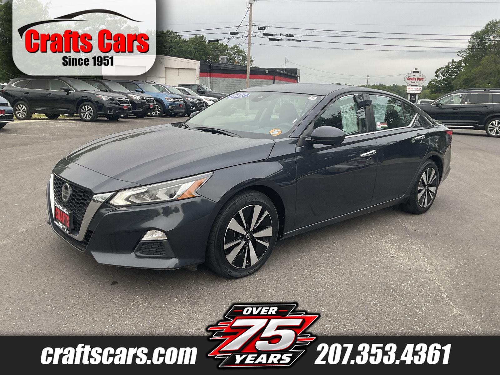 Gray (Gun Metallic) 2021 Nissan Altima Sedan Front-Wheel Drive Continuously Variable Transmission