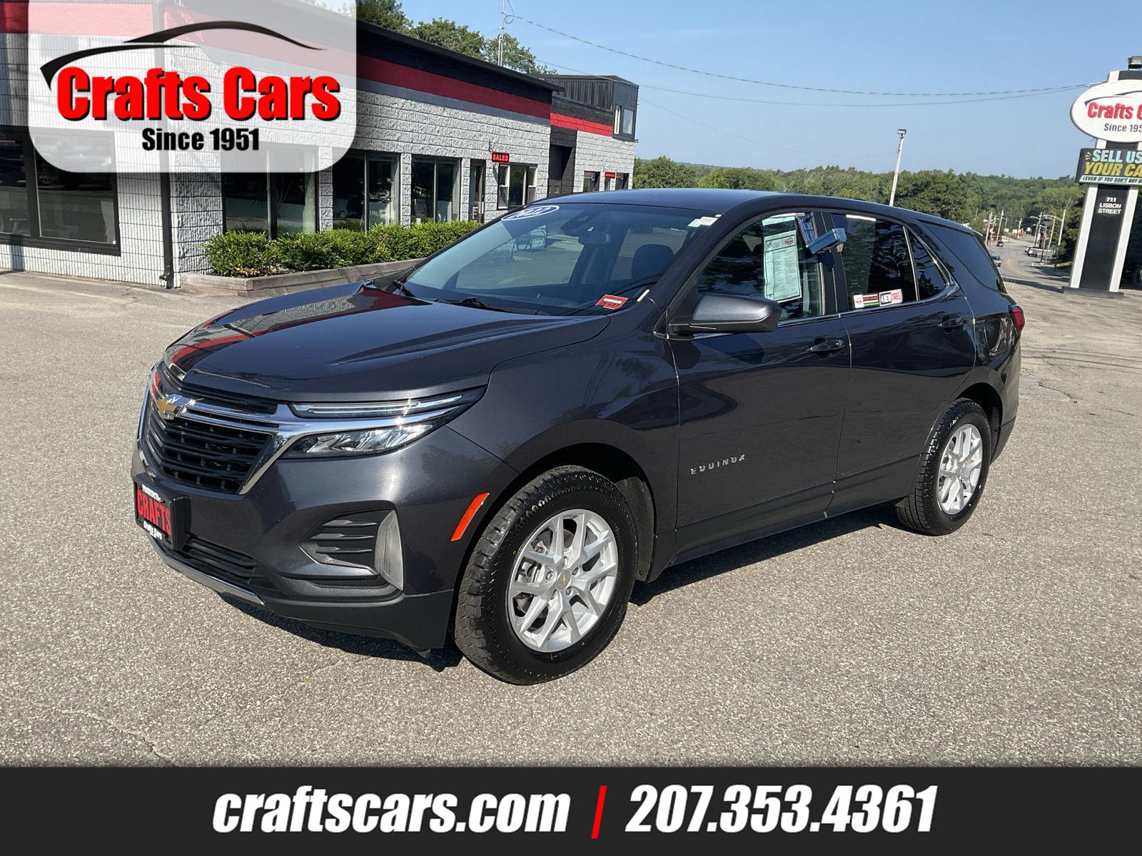Iron Gray Metallic 2022 Chevrolet Equinox SUV / Crossover Four-Wheel Drive 6-Speed Automatic Overdrive
