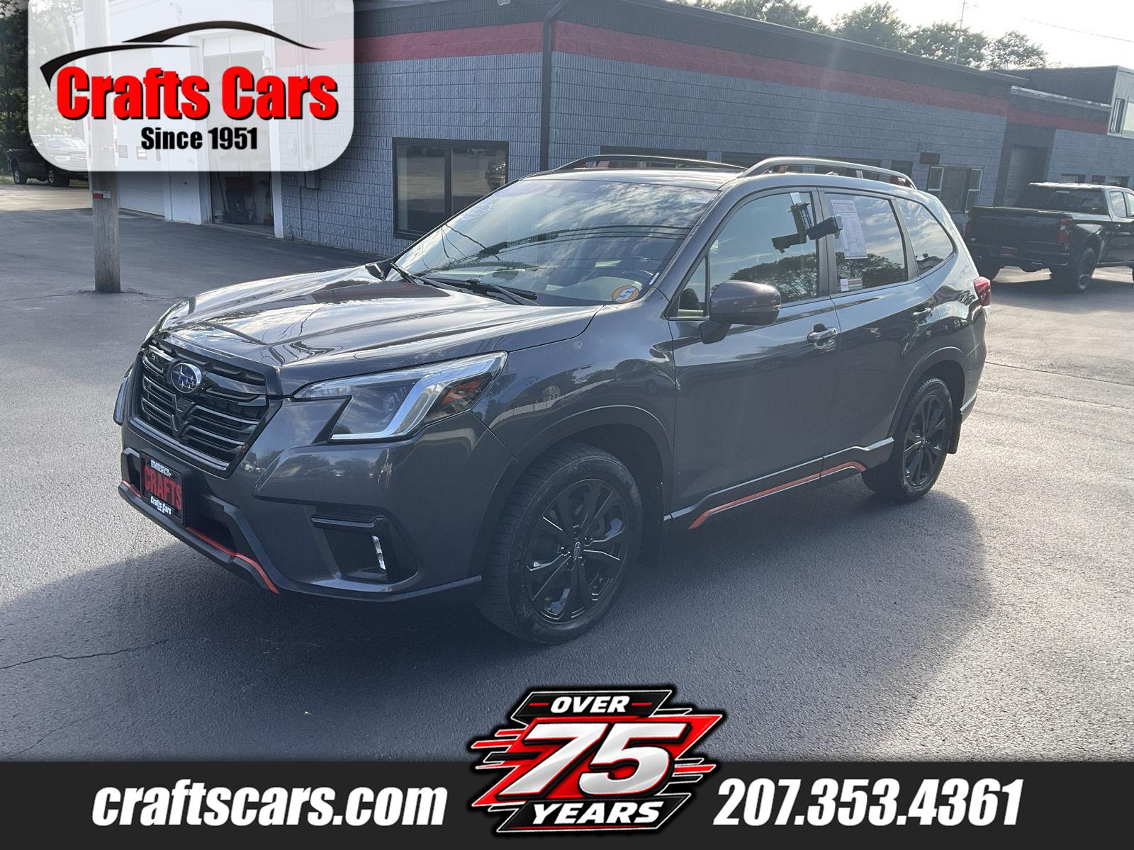 Magnetite Gray Metallic 2023 Subaru Forester SUV / Crossover All-Wheel Drive Continuously Variable Transmission