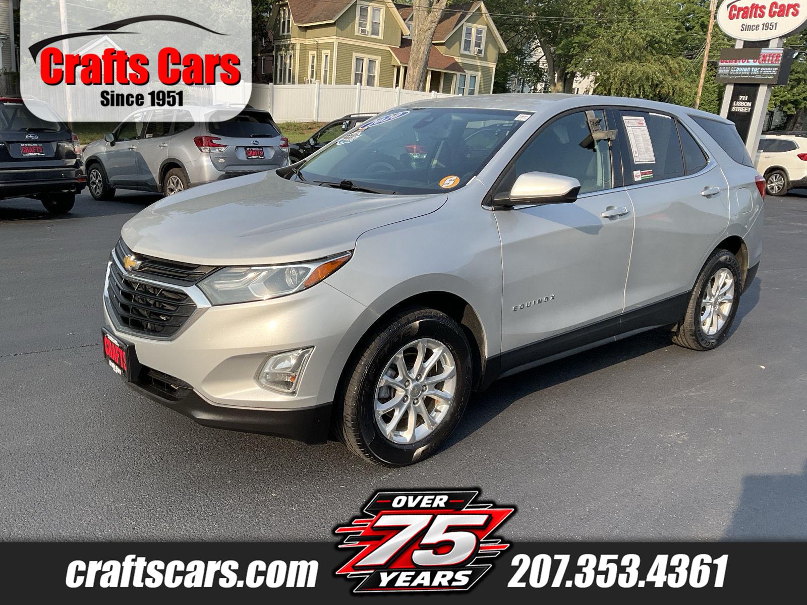 Silver Ice Metallic 2020 Chevrolet Equinox SUV / Crossover Four-Wheel Drive 6-Speed Automatic Overdrive