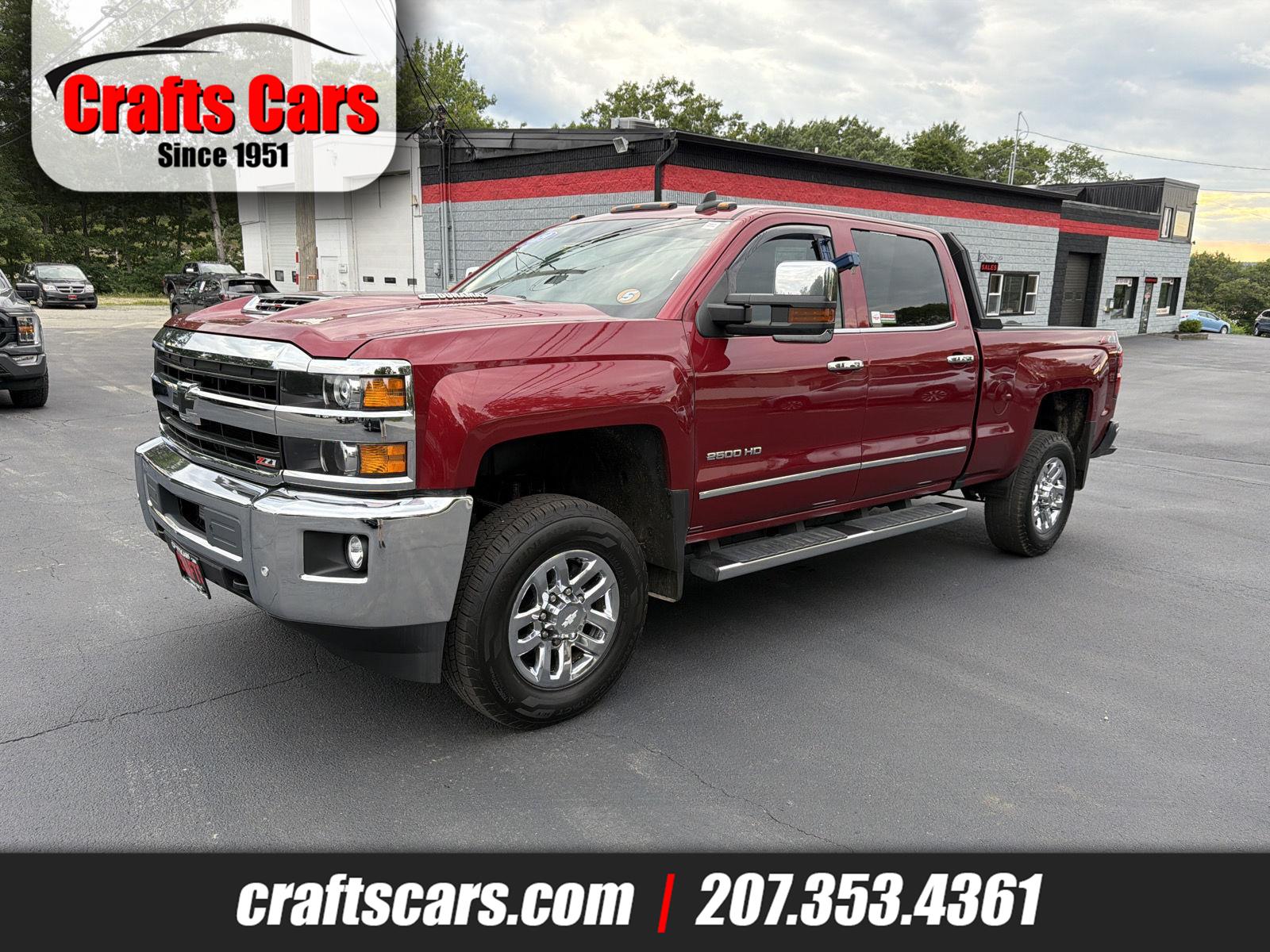 Cajun Red Tintcoat 2019 Chevrolet Silverado 2500HD Pickup Truck Four-Wheel Drive 6-Speed Automatic