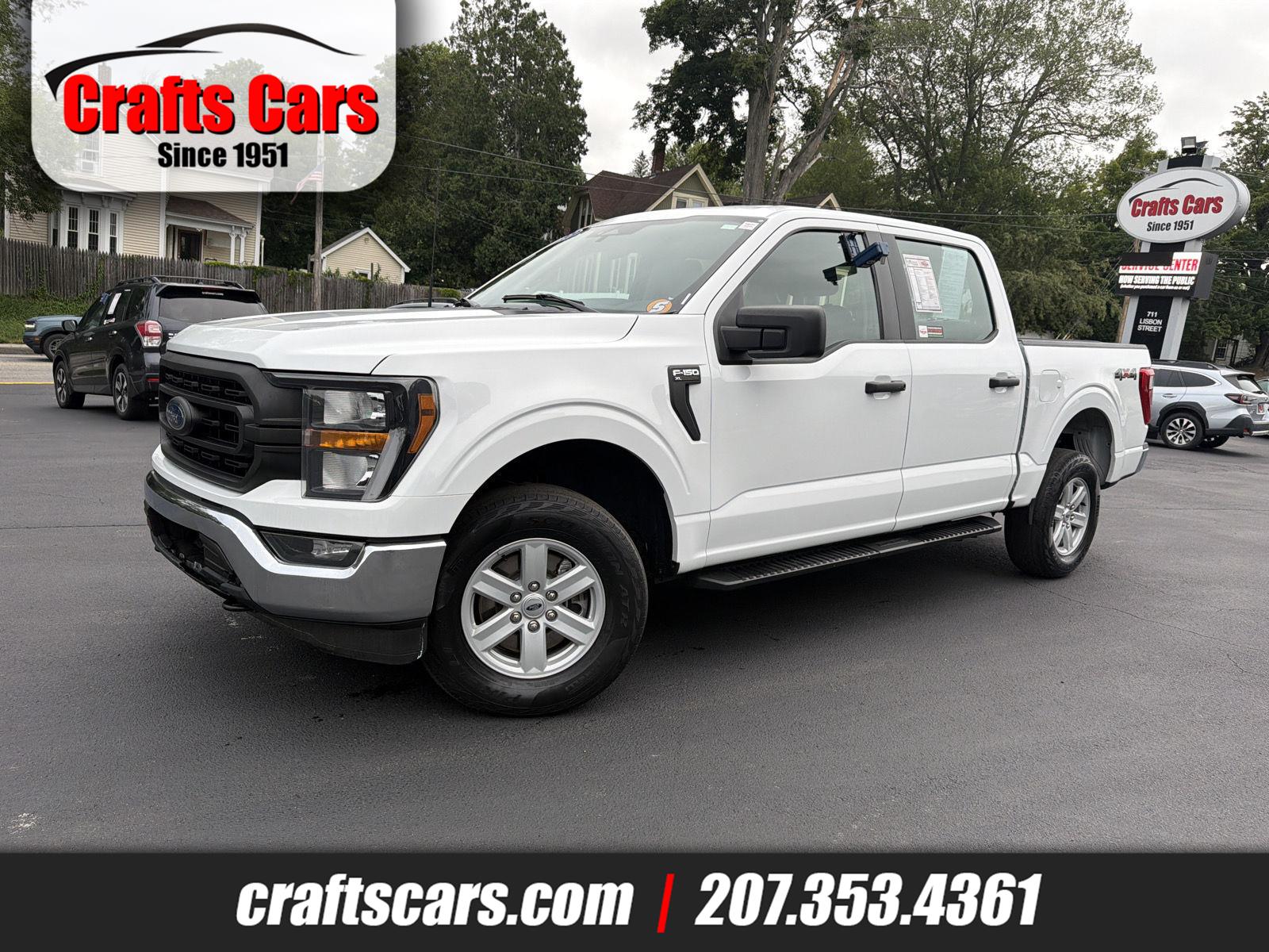Oxford White 2023 Ford F-150 Pickup Truck Four-Wheel Drive Automatic