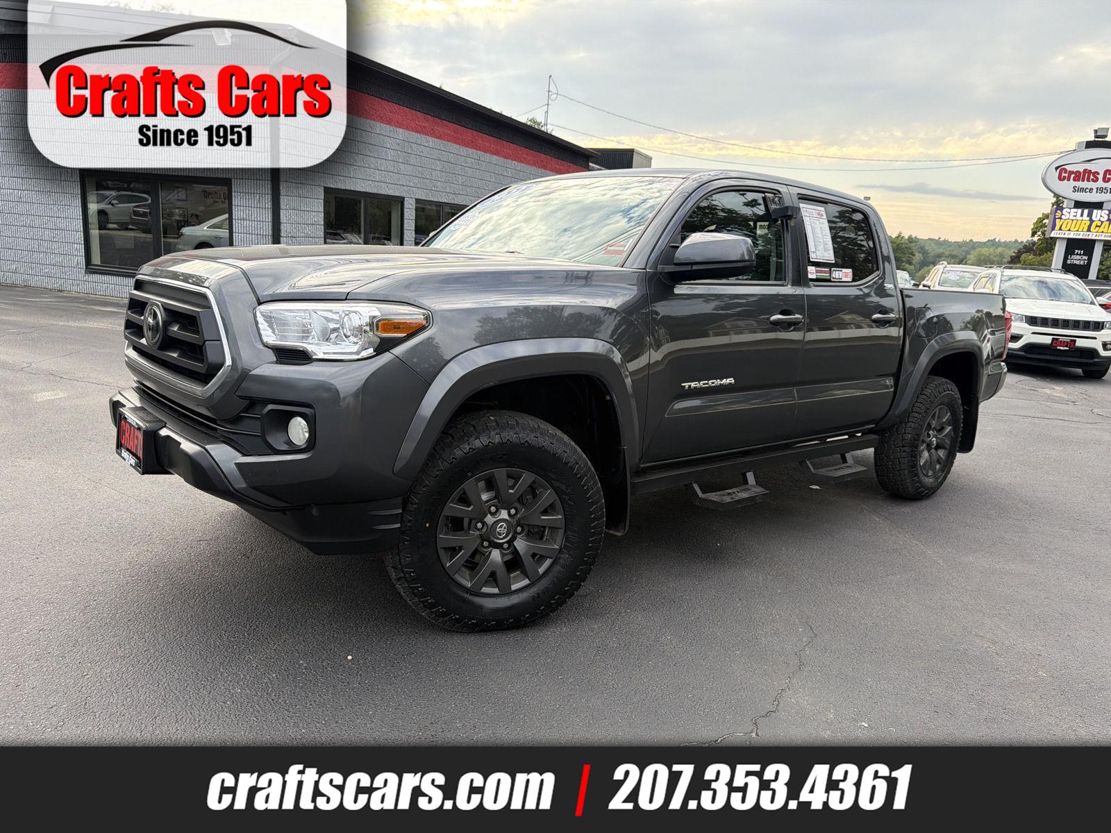 Magnetic Gray Metallic 2022 Toyota Tacoma Pickup Truck Four-Wheel Drive Automatic
