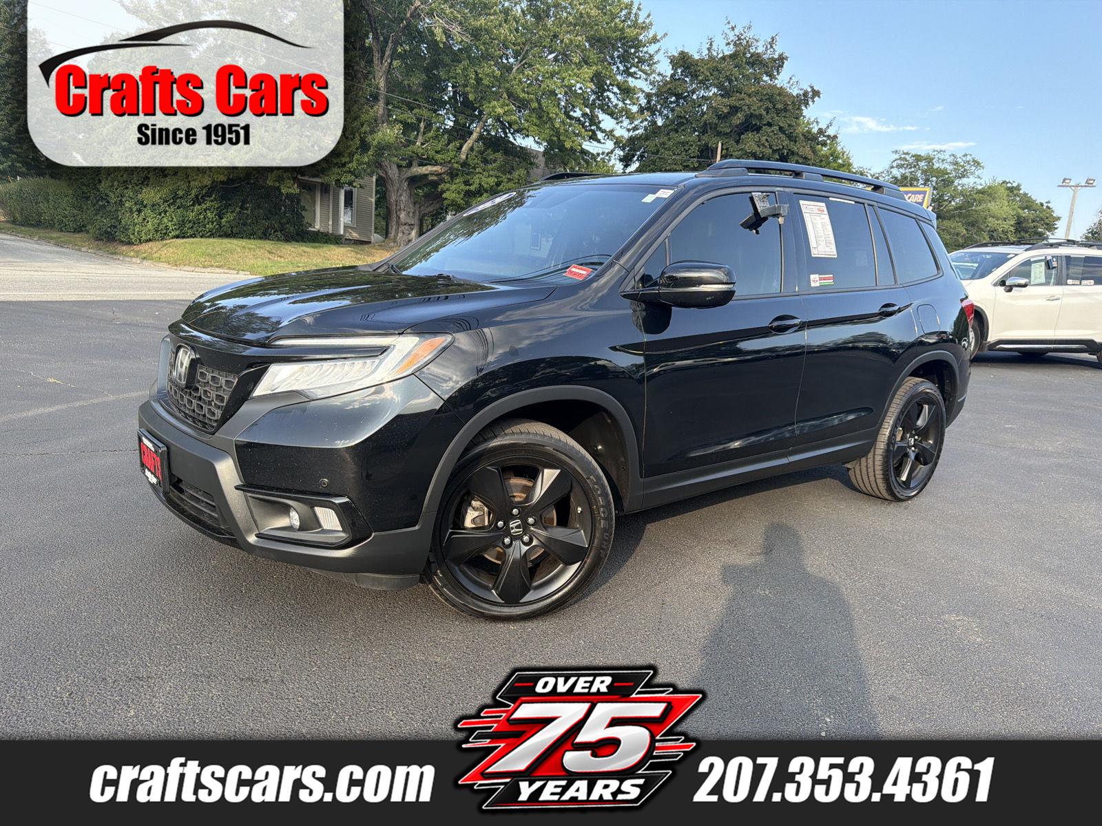 Black Copper Pearl 2020 Honda Passport SUV / Crossover All-Wheel Drive Automatic