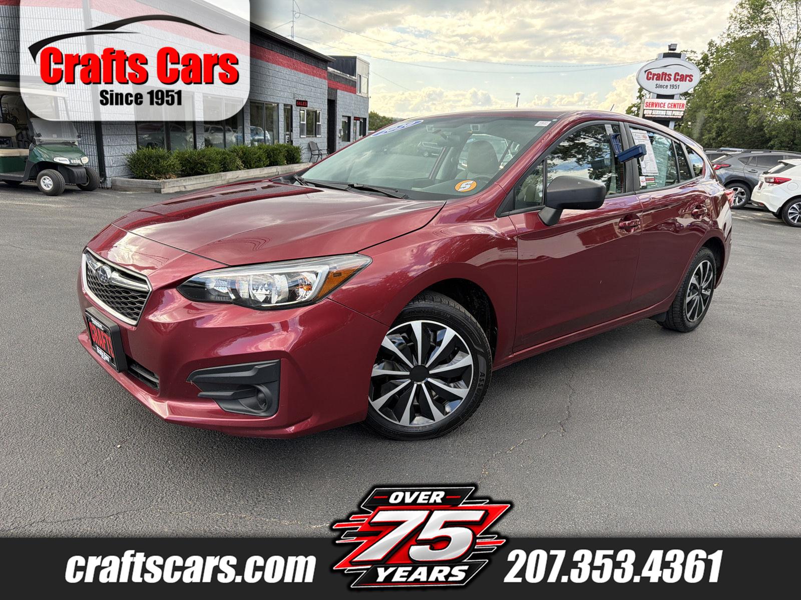 2019 Subaru Impreza Rojo (Crimson Red Pearl) Hatchback Tracción en las cuatro ruedas Transmisión variable continua