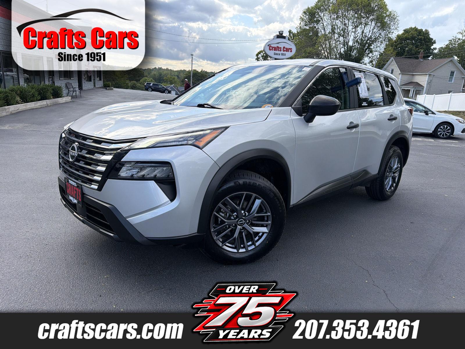 Brilliant Silver Metallic 2024 Nissan Rogue SUV / Crossover All-Wheel Drive Continuously Variable Transmission