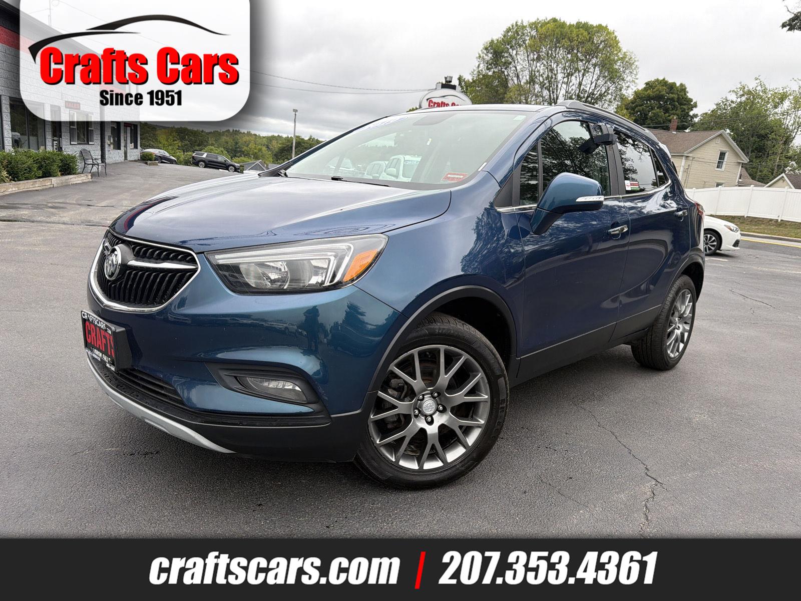Blue (Deep Azure Metallic) 2019 Buick Encore SUV / Crossover All-Wheel Drive 6-Speed Automatic Overdrive