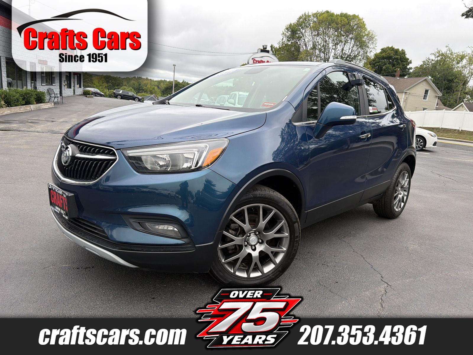 Blue (Deep Azure Metallic) 2019 Buick Encore SUV / Crossover All-Wheel Drive 6-Speed Automatic Overdrive
