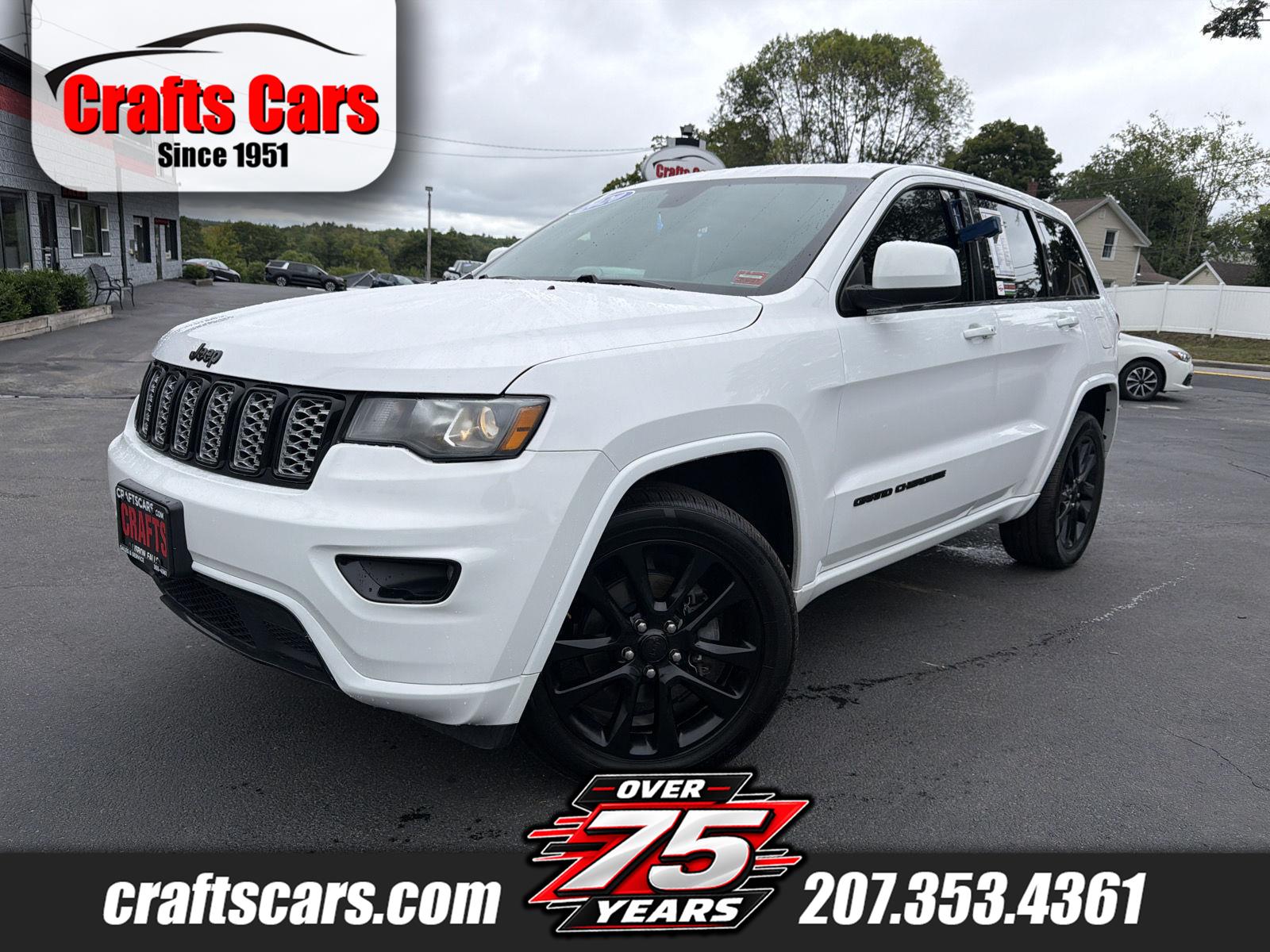 Bright White Clearcoat 2020 Jeep Grand Cherokee SUV / Crossover Four-Wheel Drive 8-Speed Automatic