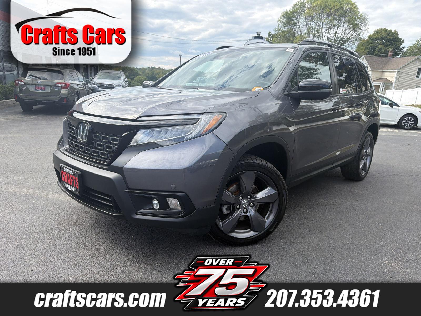 Gray (Modern Steel Metallic) 2021 Honda Passport SUV / Crossover All-Wheel Drive Automatic