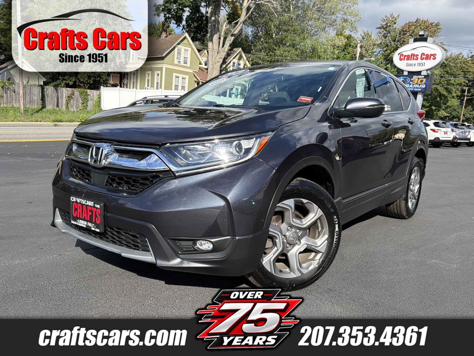 Gray (Modern Steel Metallic) 2019 Honda CR-V SUV / Crossover All-Wheel Drive Continuously Variable Transmission