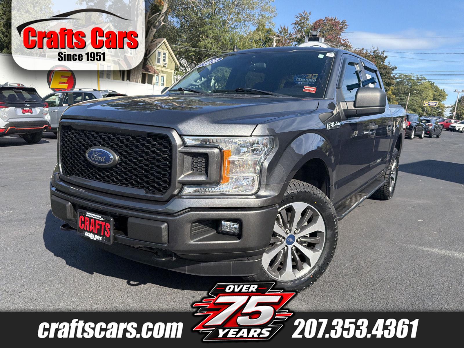 Gray (Magnetic Metallic) 2020 Ford F-150 Pickup Truck Four-Wheel Drive 6-Speed Automatic