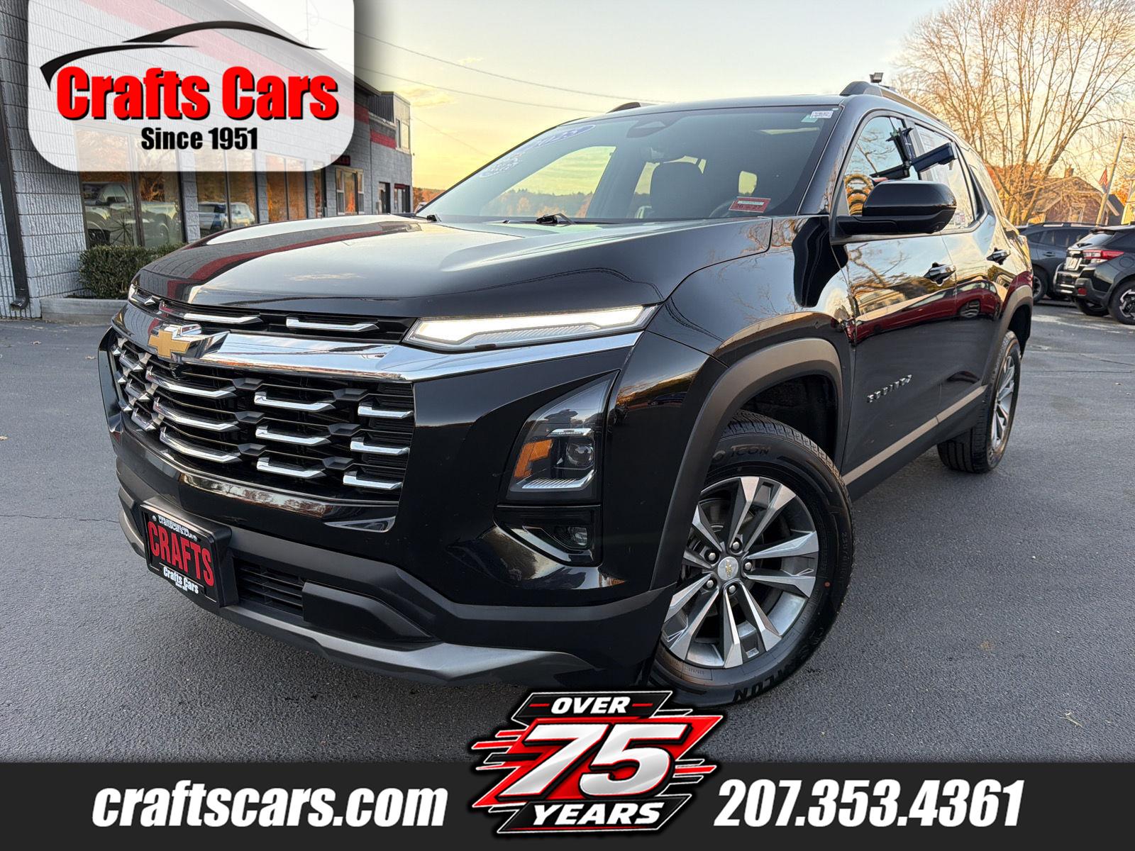 Mosaic Black Metallic 2025 Chevrolet Equinox SUV / Crossover Four-Wheel Drive 8-Speed Automatic