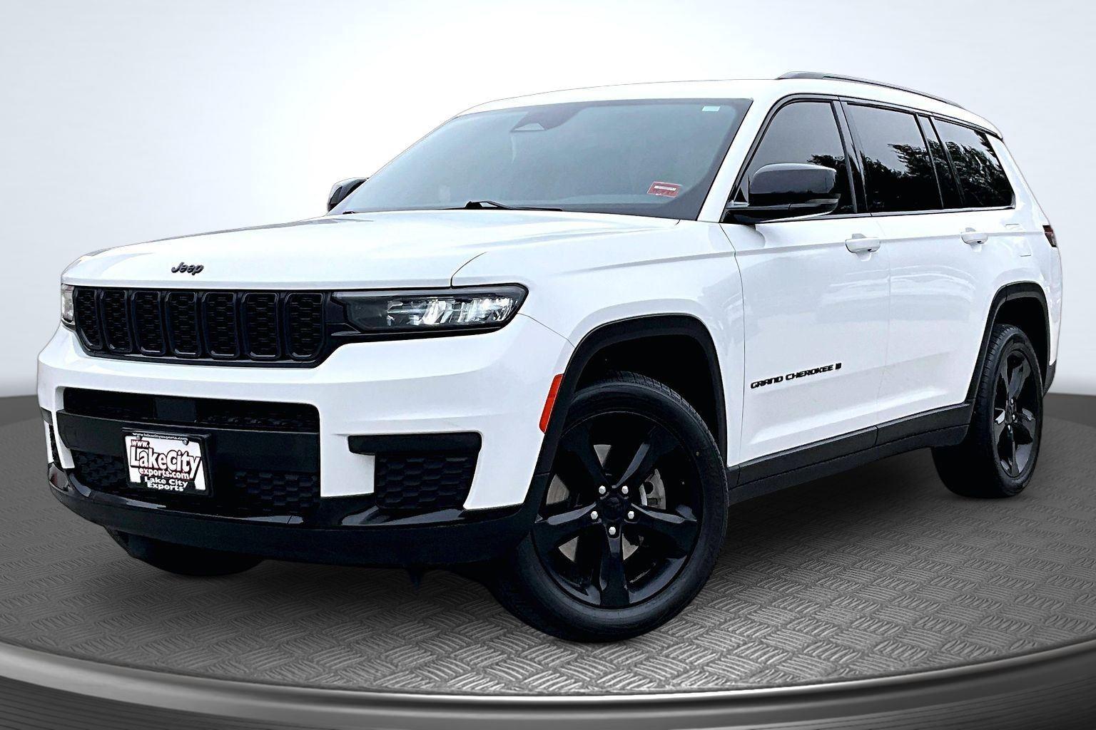 Bright White Clearcoat 2021 Jeep Grand Cherokee L Altitude 4WD SUV / Crossover Four-Wheel Drive 8-Speed Automatic