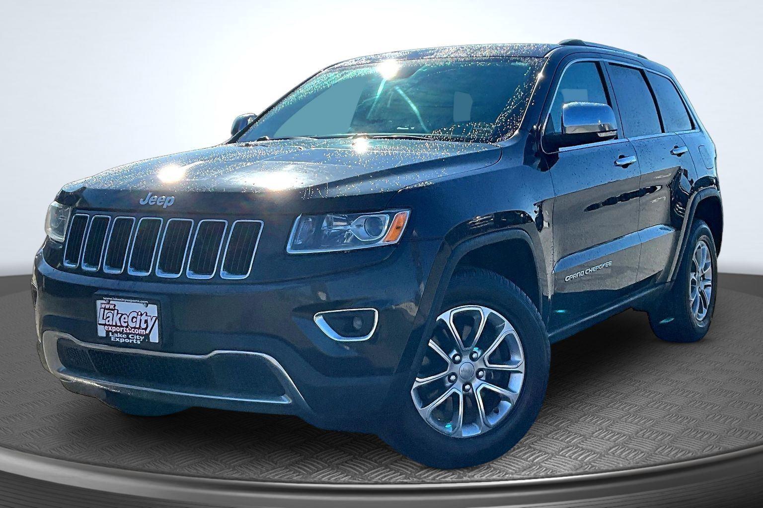 Brilliant Black Crystal Pearlcoat 2015 Jeep Grand Cherokee Limited 4WD SUV / Crossover Four-Wheel Drive 8-Speed Automatic