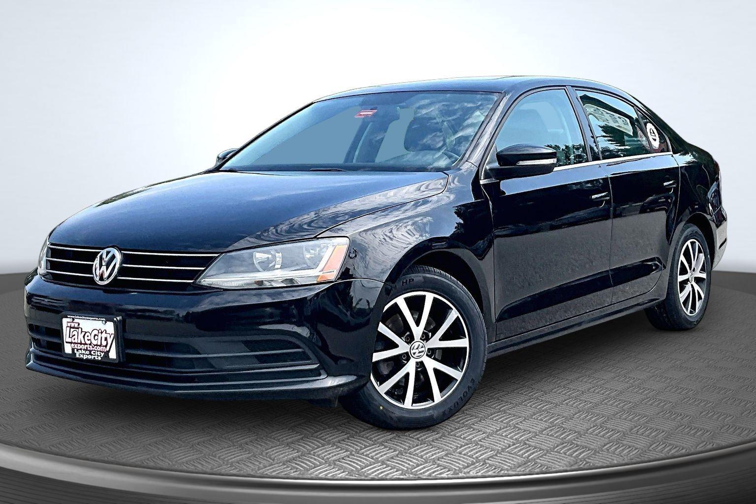 Black 2017 Volkswagen Jetta 1.4T SE FWD Sedan Front-Wheel Drive Manual
