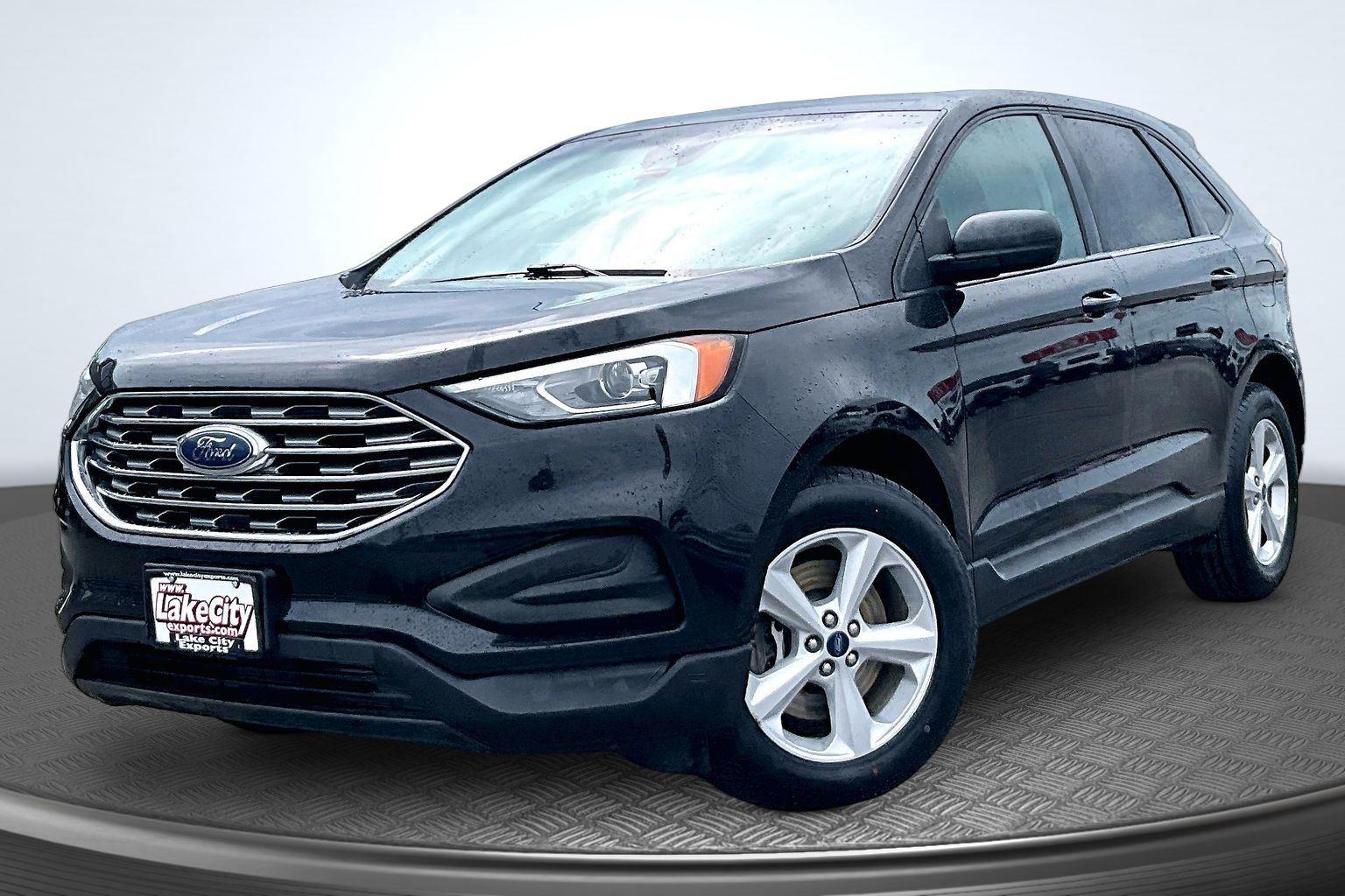 Agate Black 2020 Ford Edge SUV / Crossover All-Wheel Drive 8-Speed Automatic