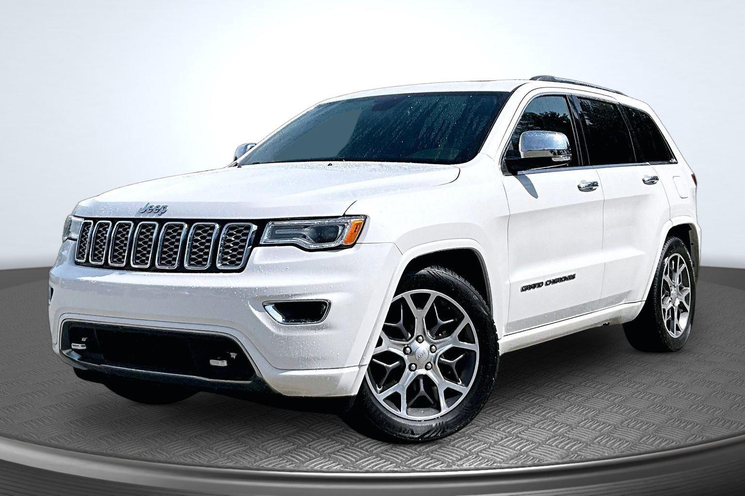 White (Ivory 3-Coat) 2020 Jeep Grand Cherokee Overland 4WD SUV / Crossover Four-Wheel Drive 8-Speed Automatic