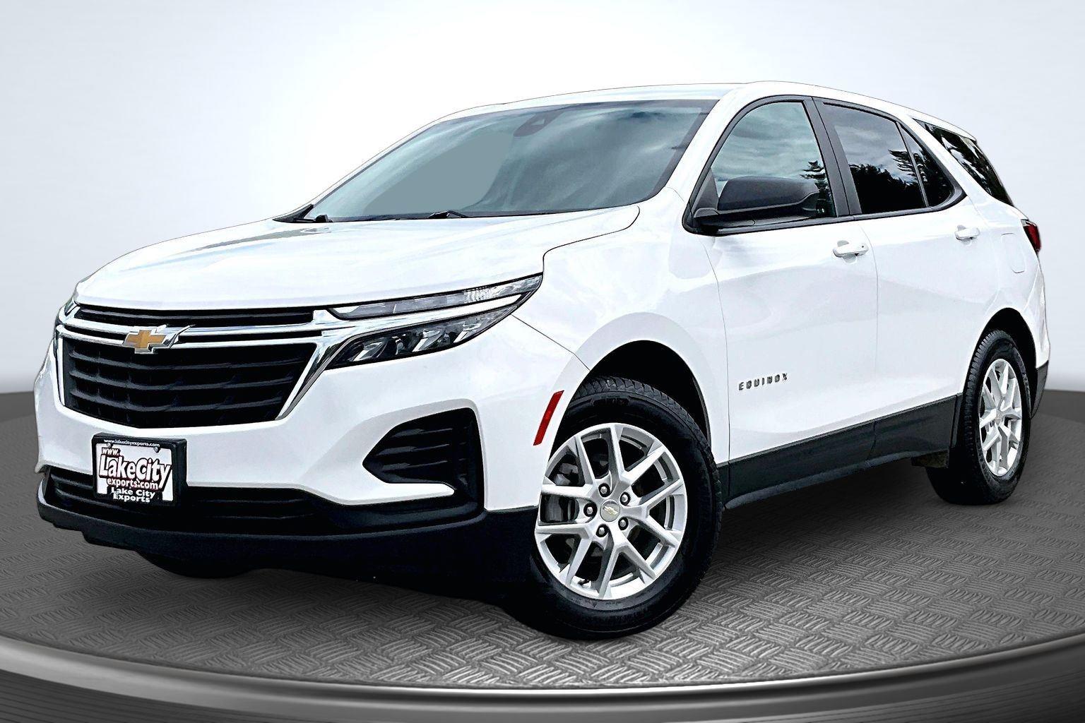 Summit White 2023 Chevrolet Equinox LS AWD with 1LS SUV / Crossover Four-Wheel Drive 6-Speed Automatic Overdrive