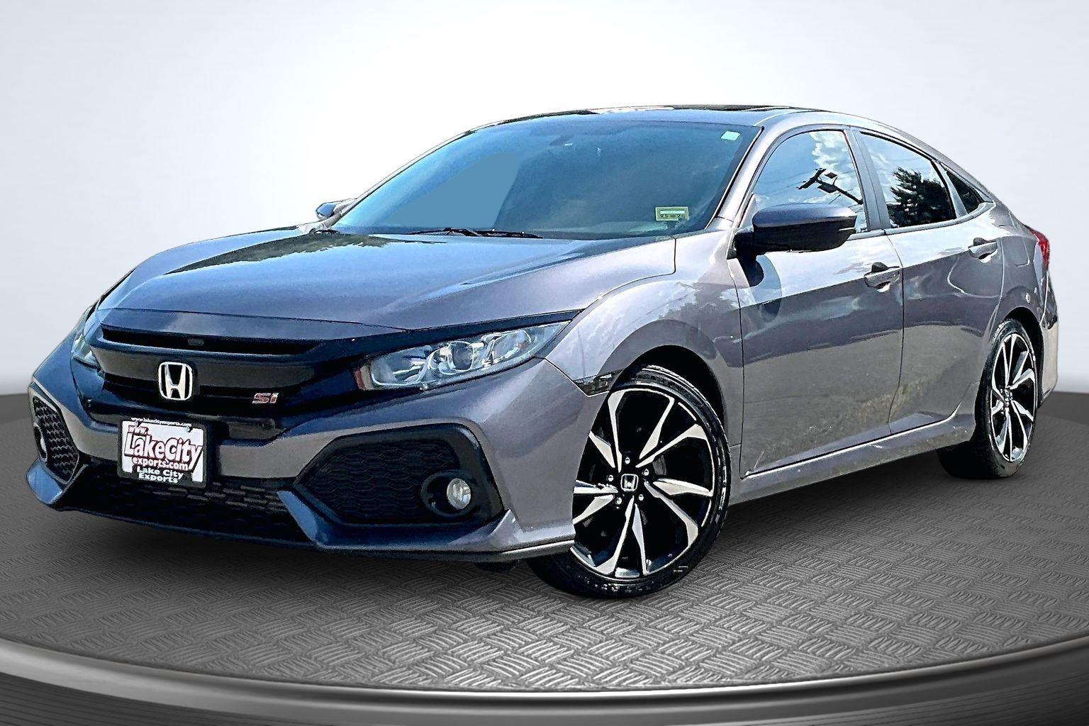 Gray (Modern Steel Metallic) 2017 Honda Civic Sedan Front-Wheel Drive Manual