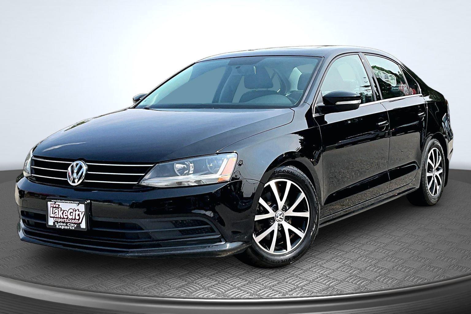Black 2017 Volkswagen Jetta Sedan Front-Wheel Drive Manual