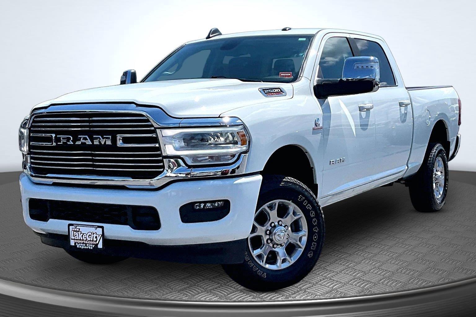 Bright White Clearcoat 2024 RAM 2500 Pickup Truck Four-Wheel Drive 6-Speed Automatic