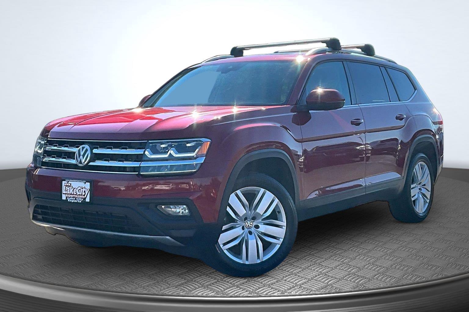 Fortana Red Metallic 2019 Volkswagen Atlas SUV / Crossover All-Wheel Drive Automatic