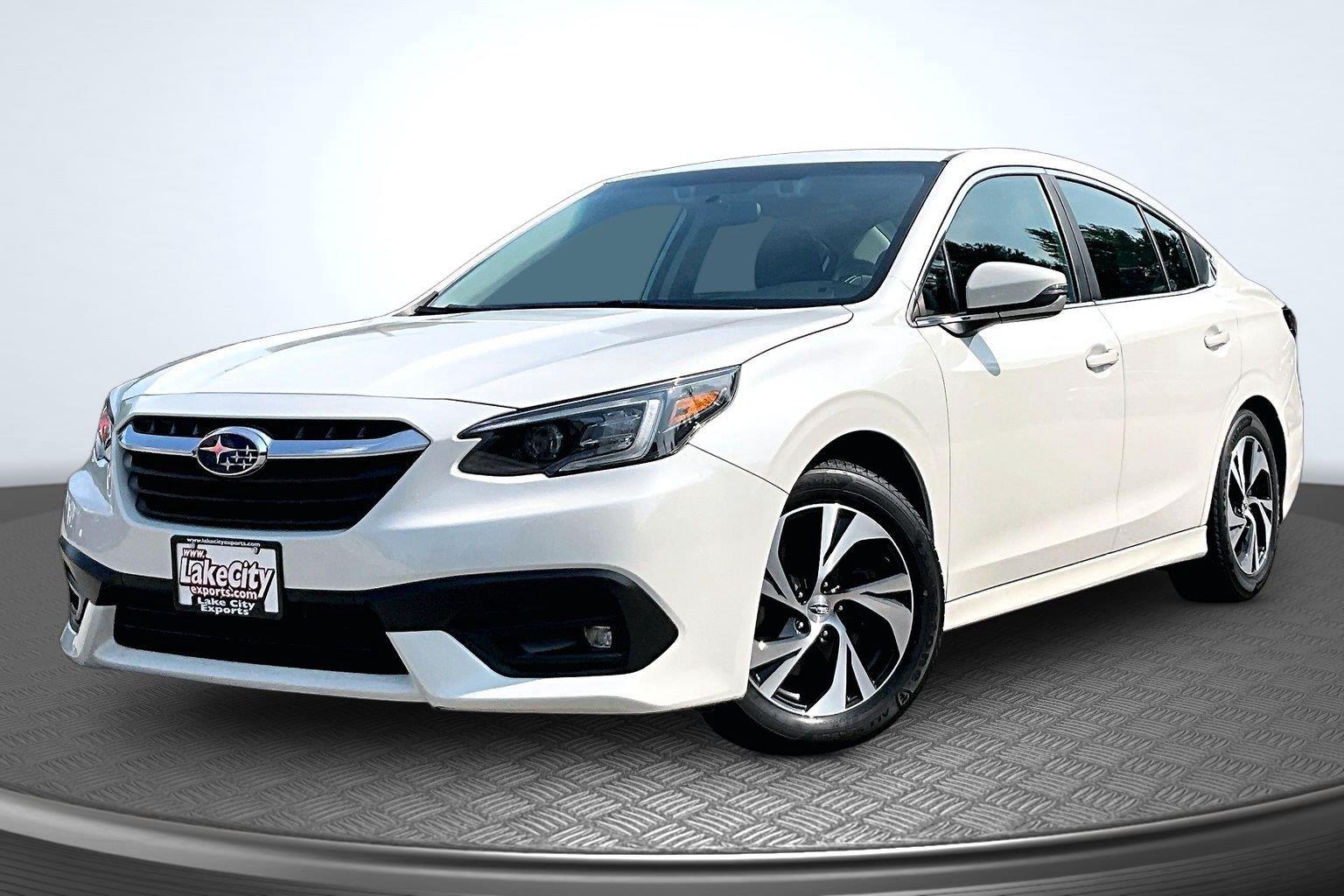 Crystal White Pearl 2022 Subaru Legacy Sedan All-Wheel Drive Continuously Variable Transmission