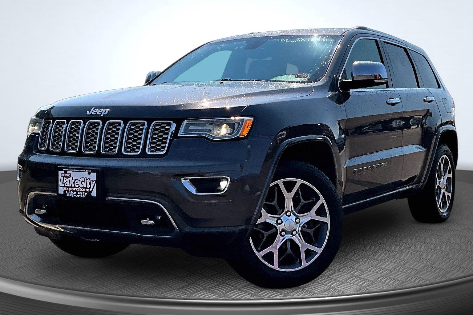 Gray (Granite Crystal Metallic Clearcoat) 2021 Jeep Grand Cherokee SUV / Crossover Four-Wheel Drive 8-Speed Automatic