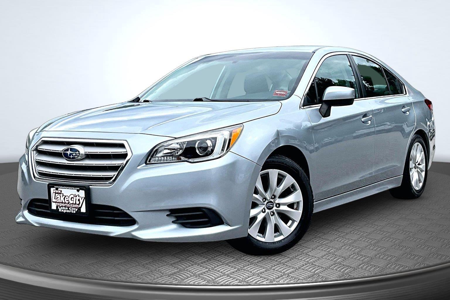 Ice Silver Metallic 2016 Subaru Legacy Sedan All-Wheel Drive Continuously Variable Transmission
