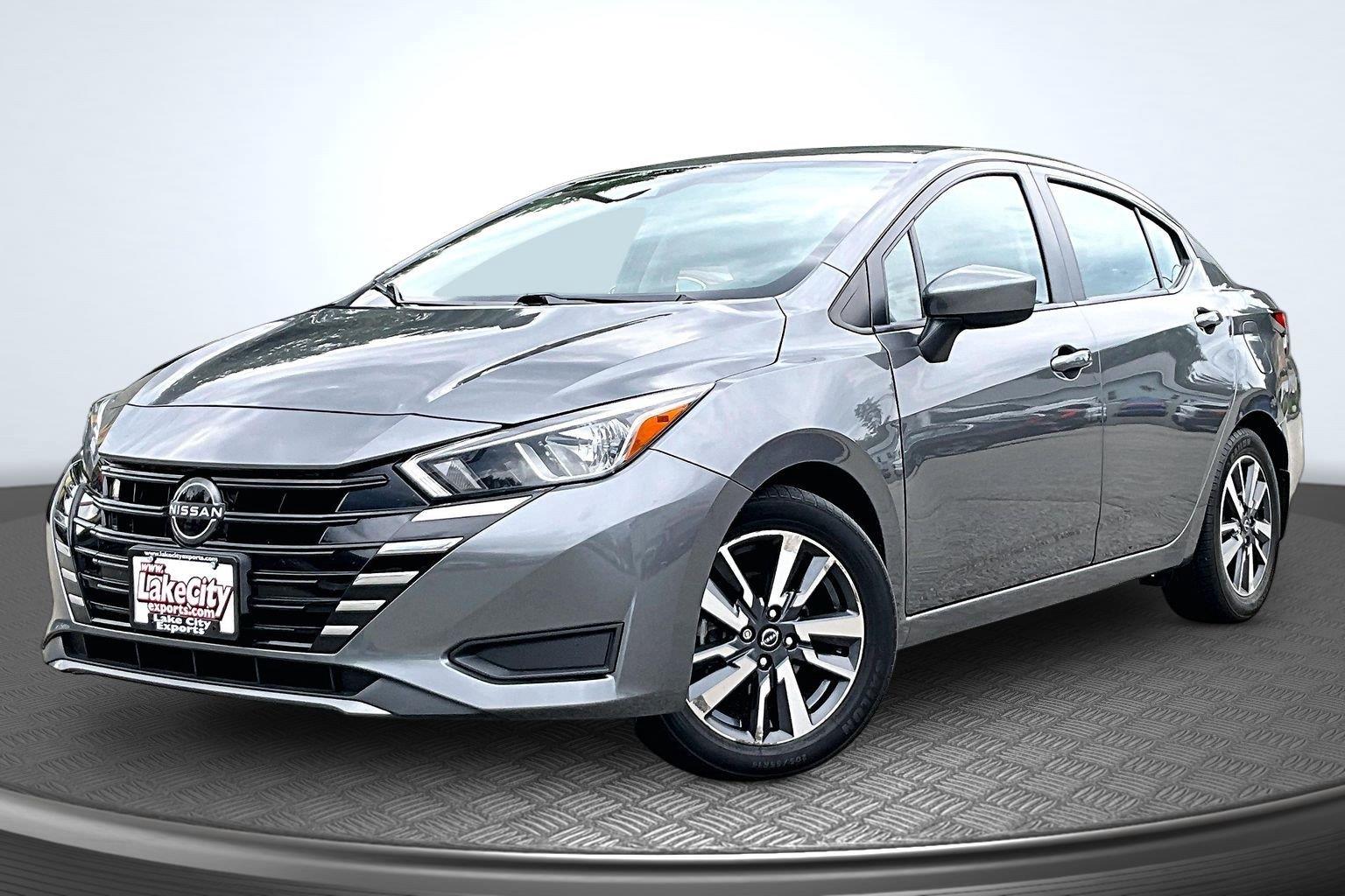 Gray (Gun Metallic) 2023 Nissan Versa Sedan Front-Wheel Drive Continuously Variable Transmission