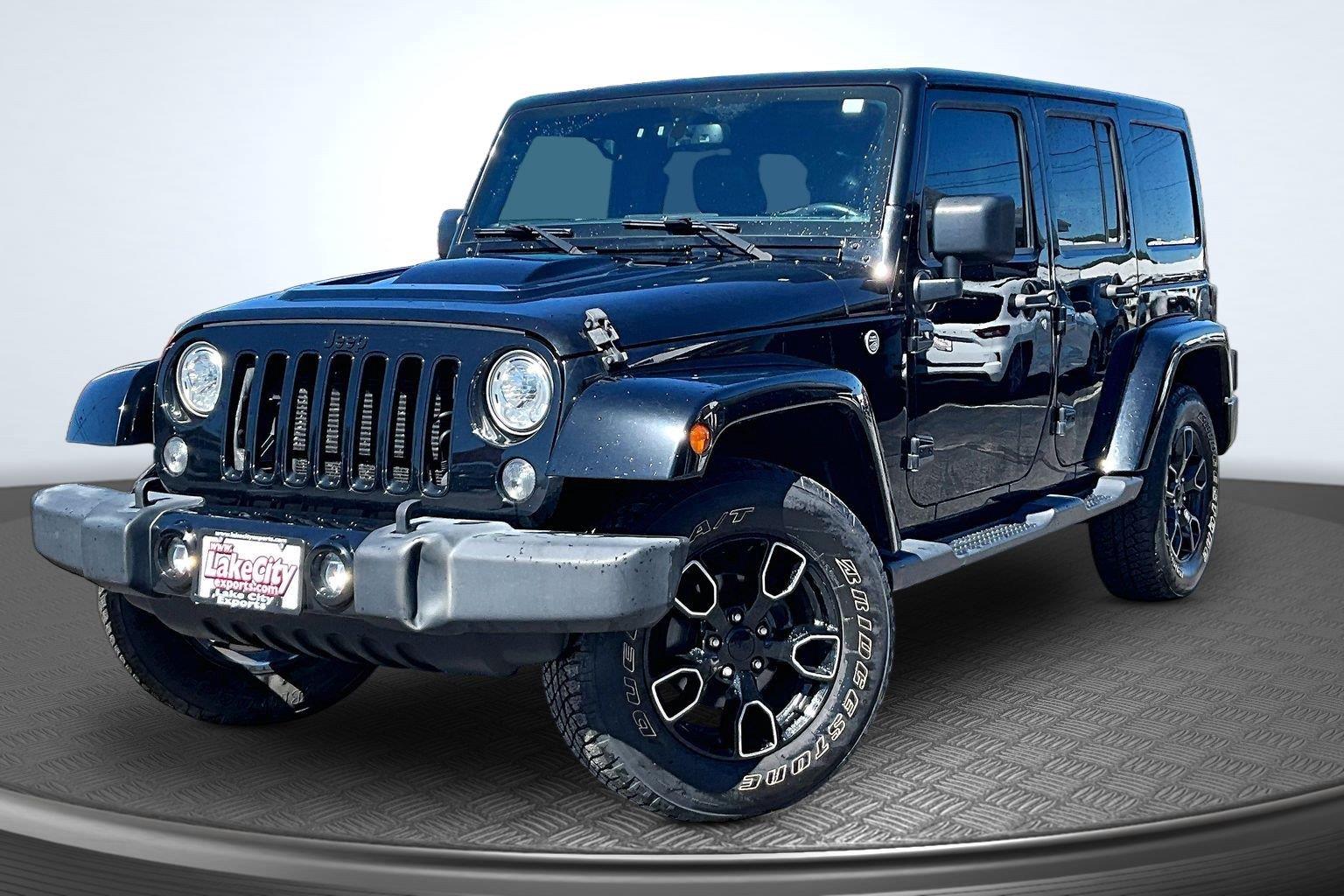 Black Clearcoat 2018 Jeep Wrangler SUV / Crossover Four-Wheel Drive 5-Speed Automatic
