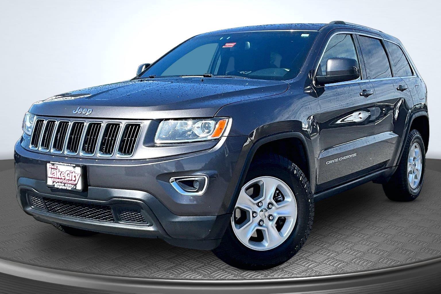 Gray (Granite Crystal Metallic Clearcoat) 2015 Jeep Grand Cherokee SUV / Crossover Four-Wheel Drive 8-Speed Automatic