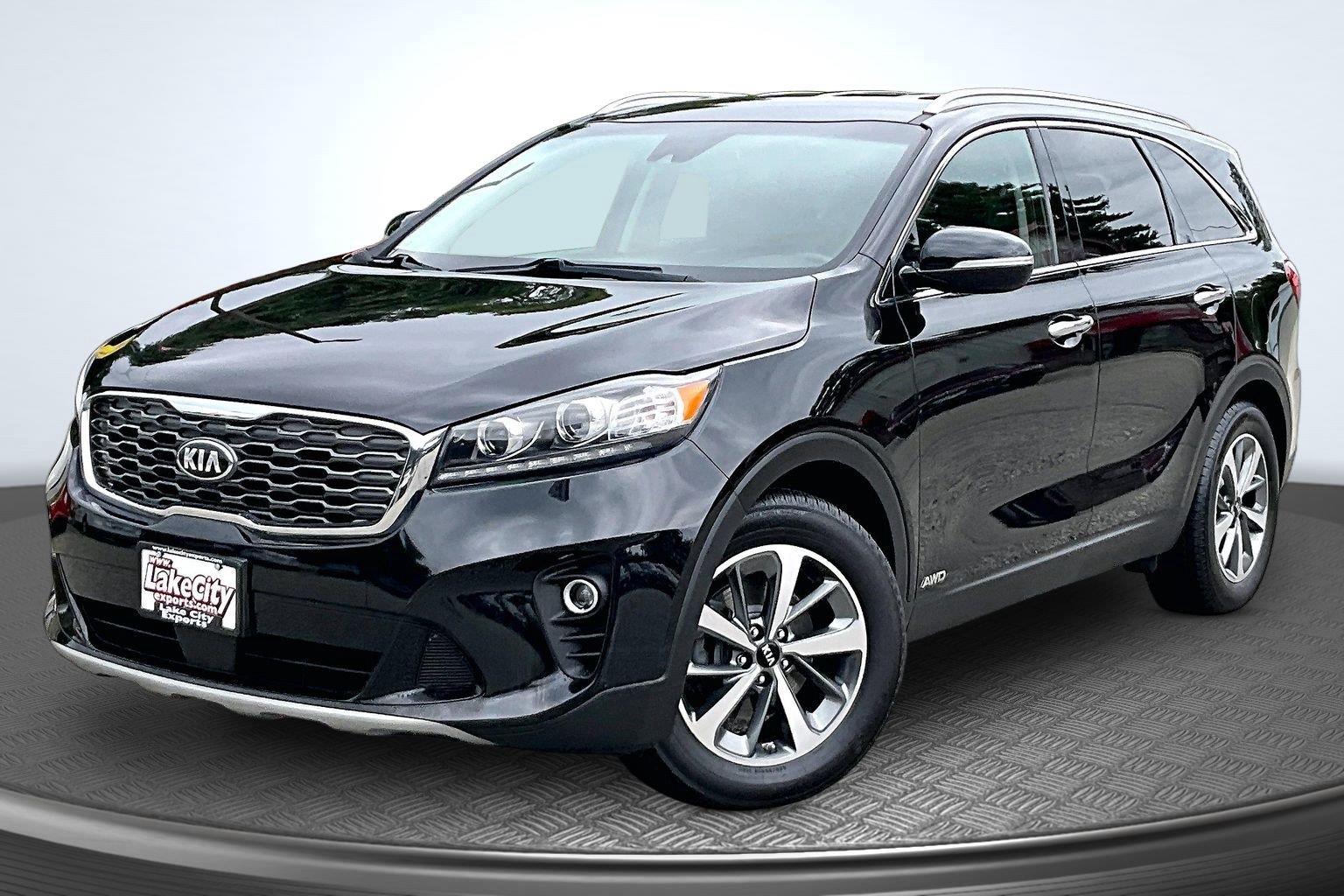 Ebony Black 2019 Kia Sorento SUV / Crossover All-Wheel Drive Automatic